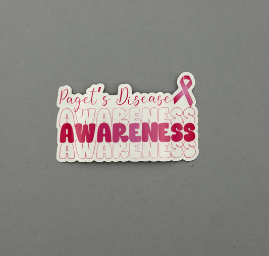 Paget’s Disease Awareness Sticker | Paget's Disease of the Breast