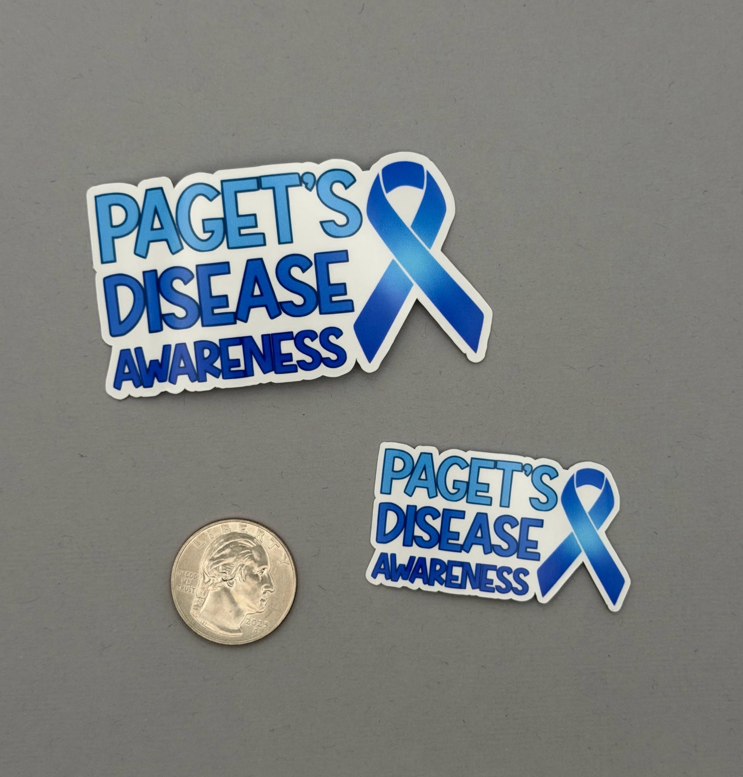 Paget’s Disease Awareness with Ribbon Sticker | Paget's Disease of the Bone