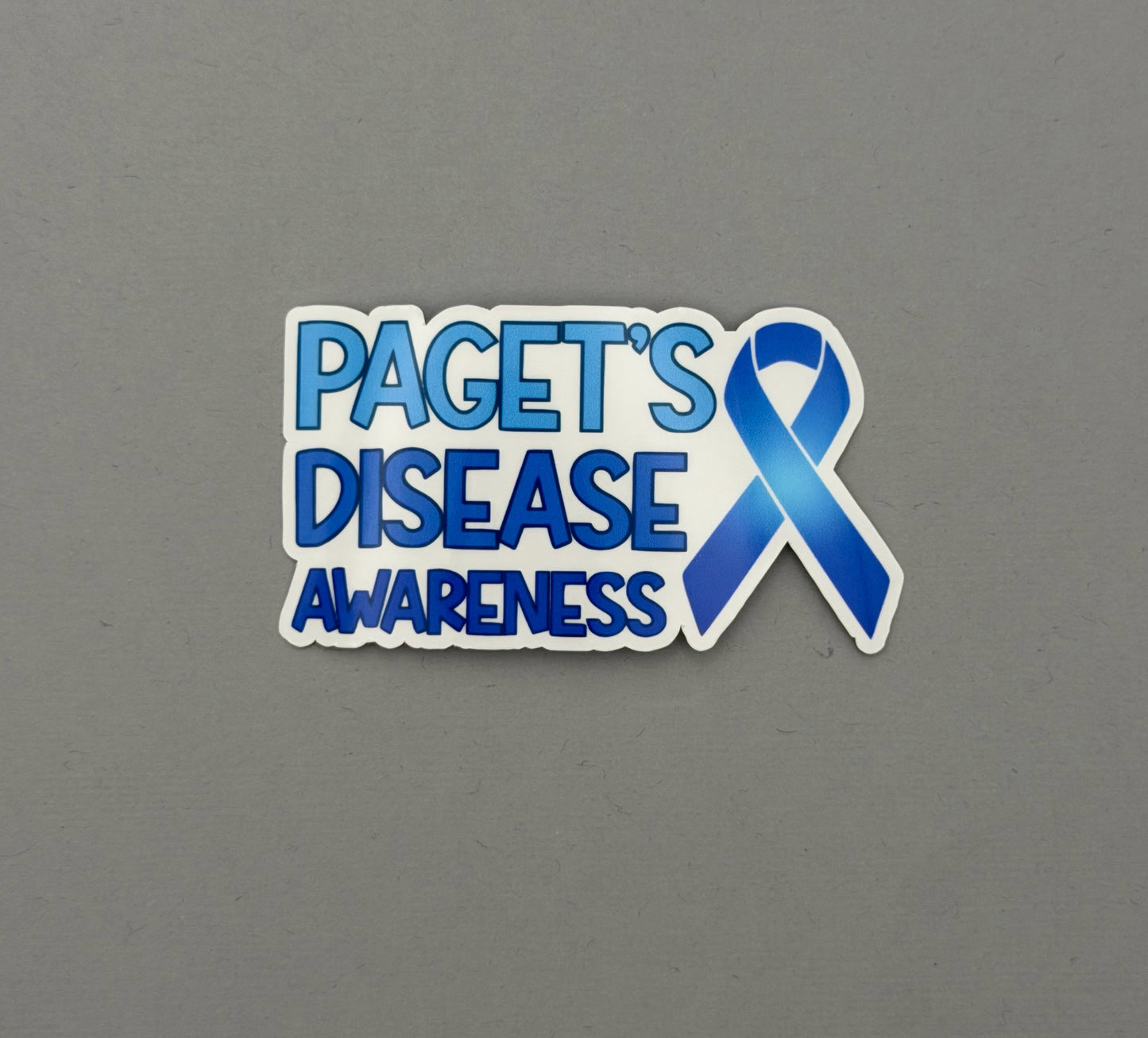 Paget’s Disease Awareness with Ribbon Sticker | Paget's Disease of the Bone