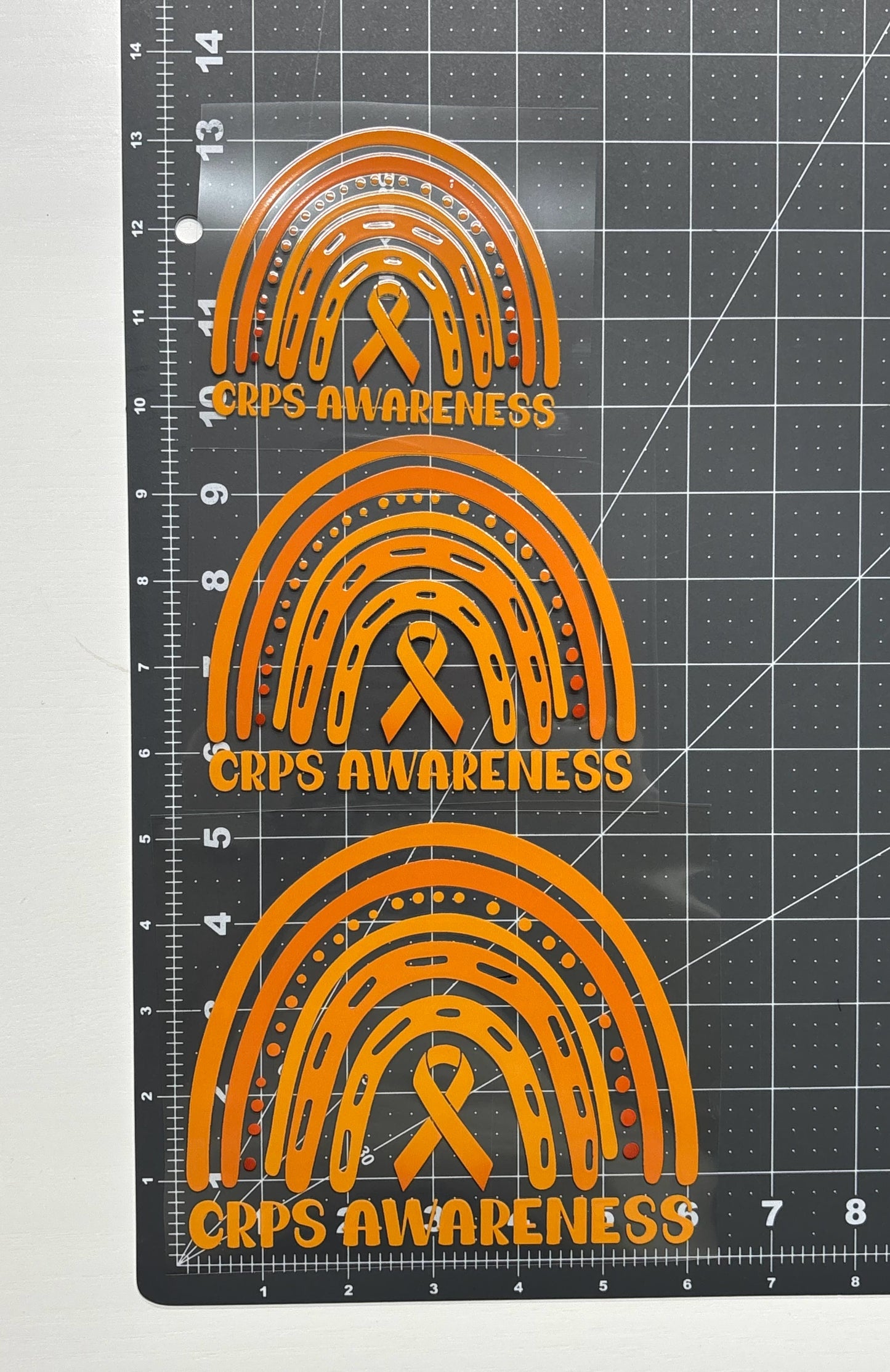CRPS Awareness Rainbow Car Decal