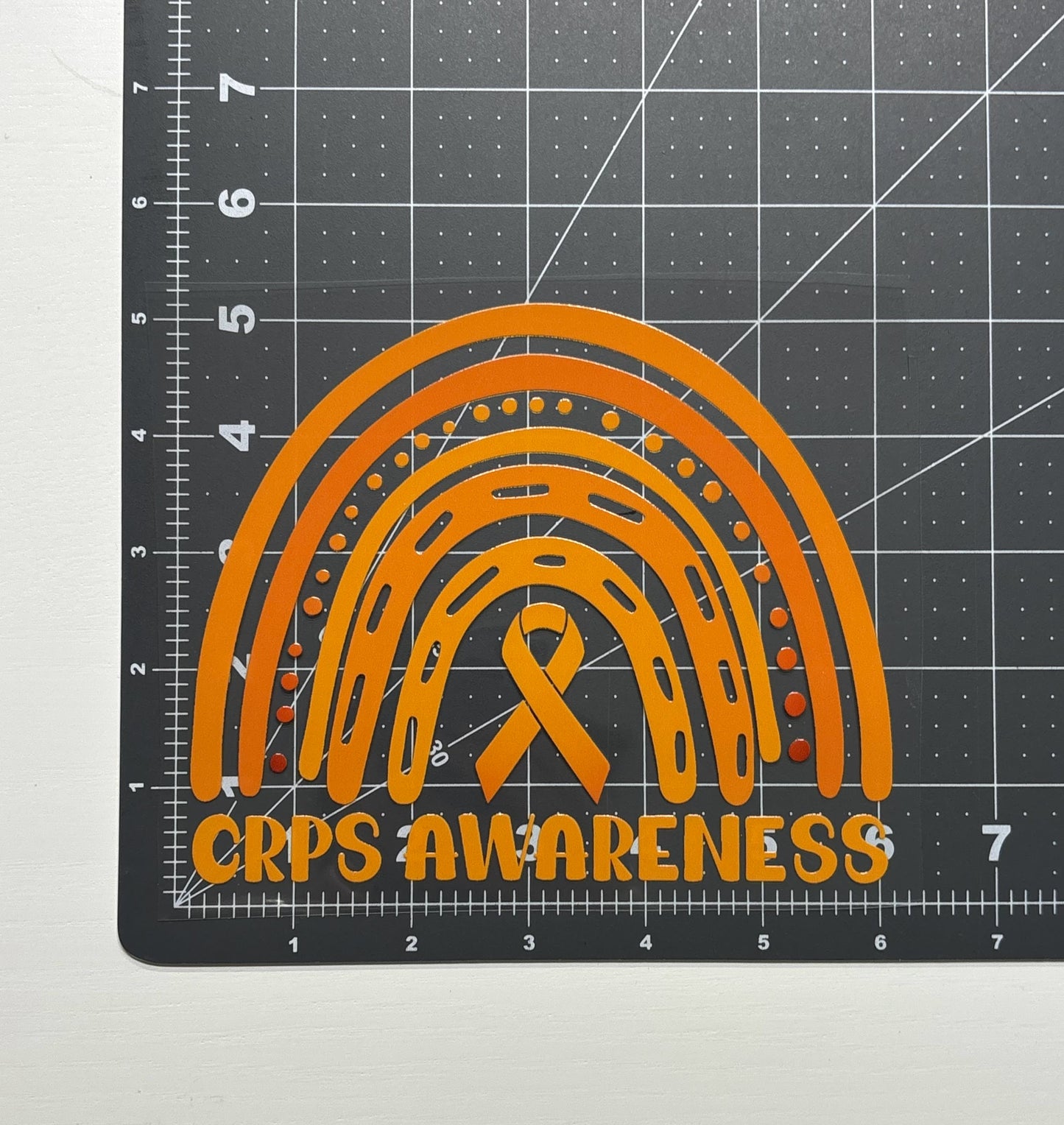 CRPS Awareness Rainbow Car Decal