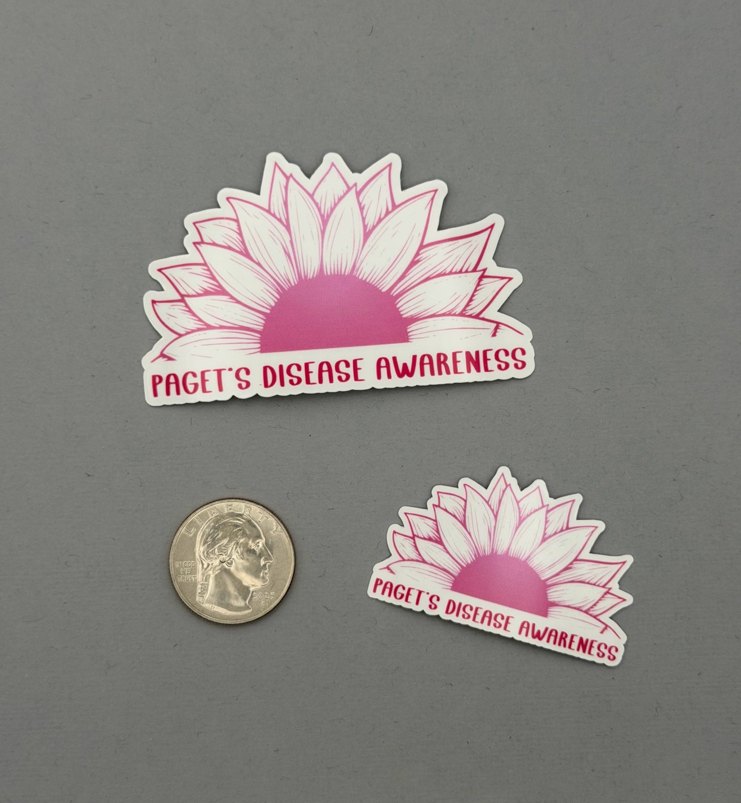 Paget’s Disease Awareness Sunflower Sticker | Paget's Disease of the Breast