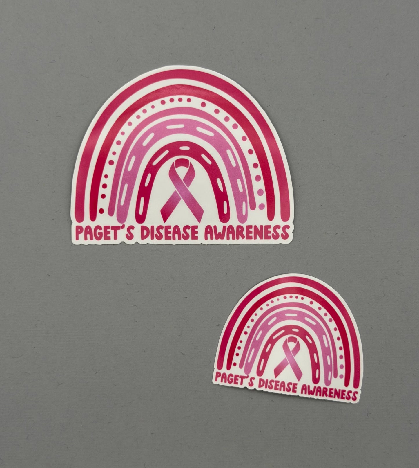 Paget’s Disease Awareness Rainbow Sticker | Paget's Disease of the Breast