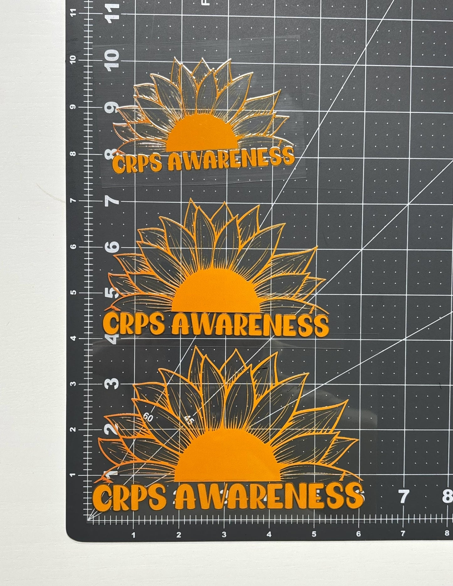 CRPS Awareness Sunflower Car Decal