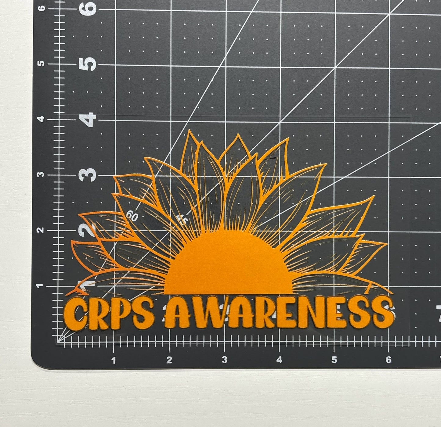 CRPS Awareness Sunflower Car Decal