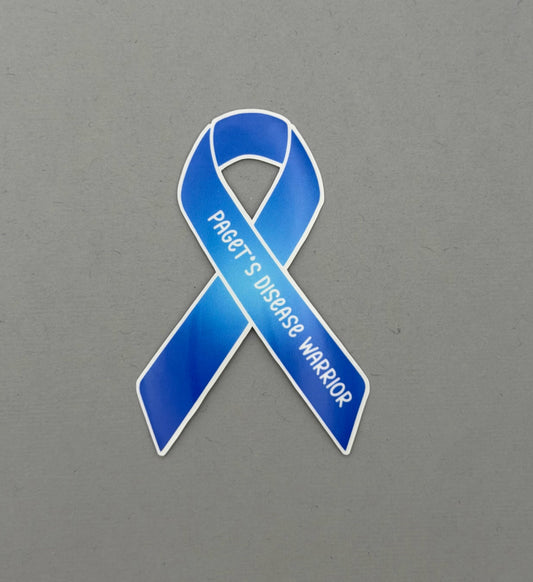 Paget’s Disease Warrior Ribbon Sticker | Paget's Disease of the Bone