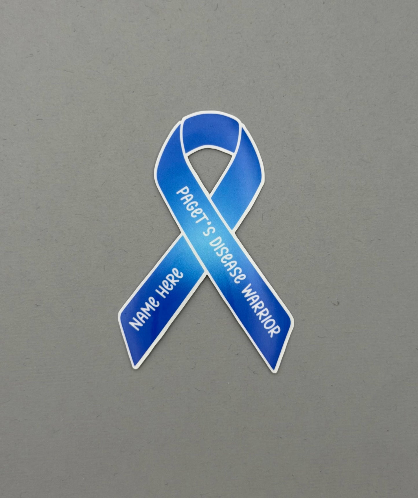 Paget’s Disease Warrior Custom Ribbon Sticker | Paget's Disease of the Bone