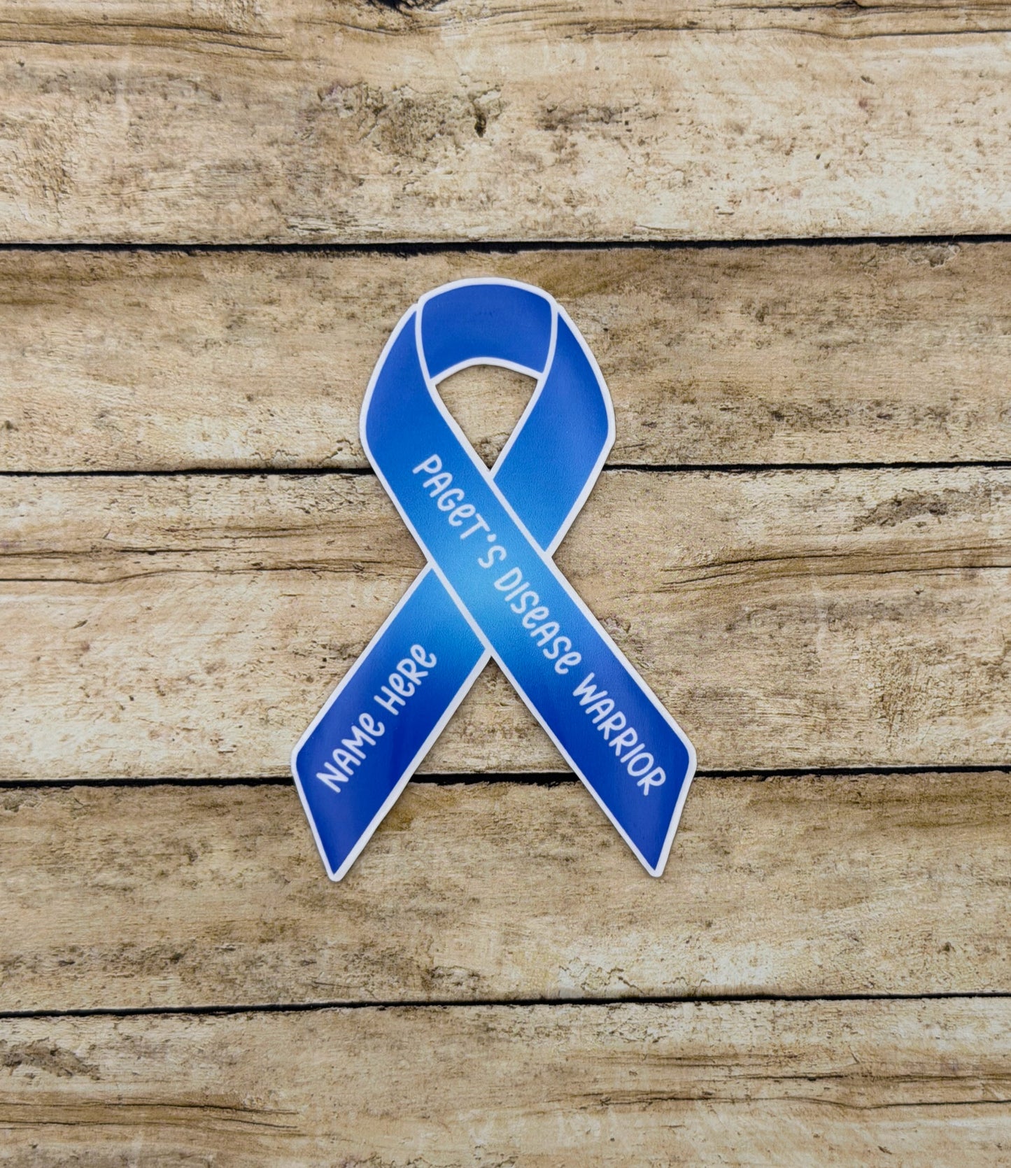 Paget’s Disease Warrior Custom Ribbon Sticker | Paget's Disease of the Bone