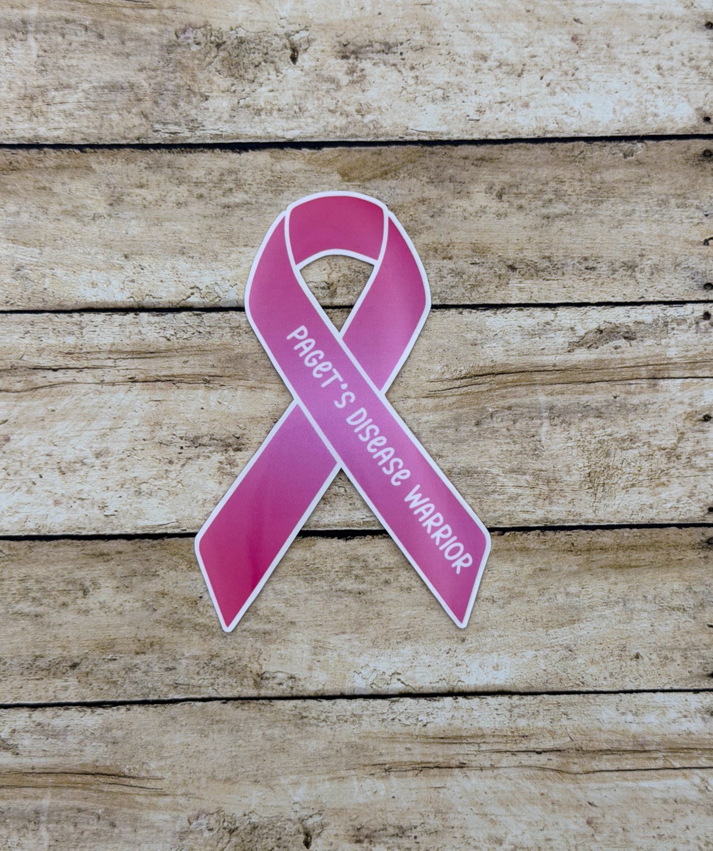 Paget’s Disease Warrior Ribbon Sticker | Paget's Disease of the Breast