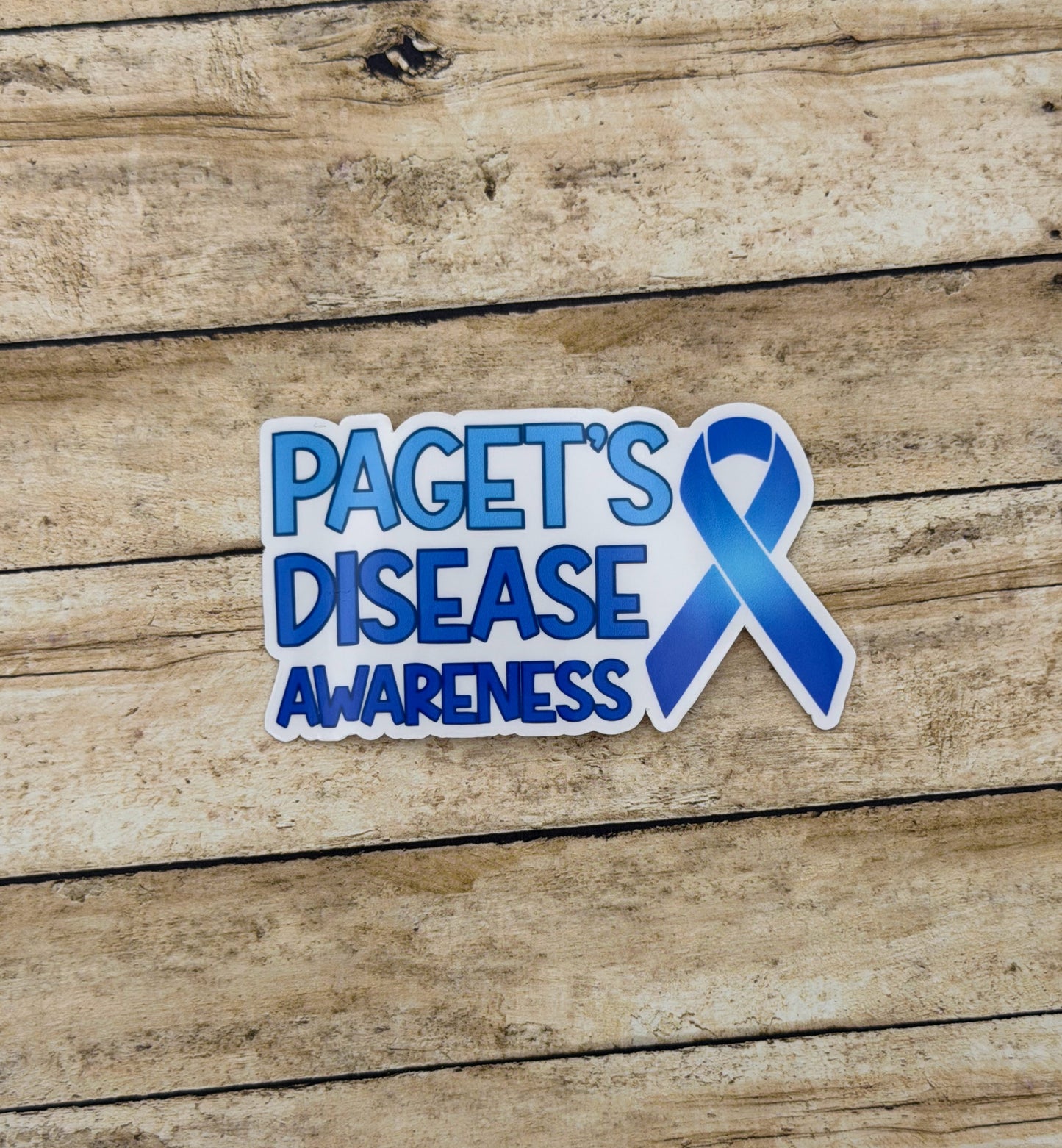 Paget’s Disease Awareness with Ribbon Sticker | Paget's Disease of the Bone