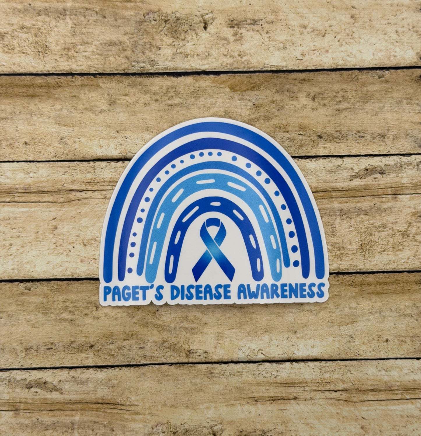 Paget’s Disease Awareness Rainbow Sticker | Paget's Disease of the Bone