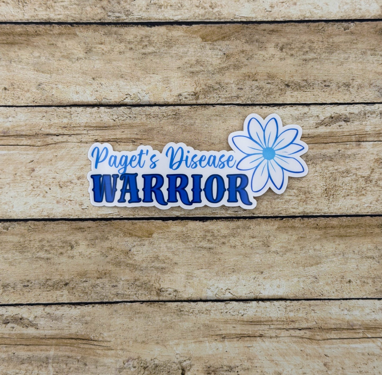 Paget’s Disease Warrior Flower Sticker | Paget's Disease of the Bone