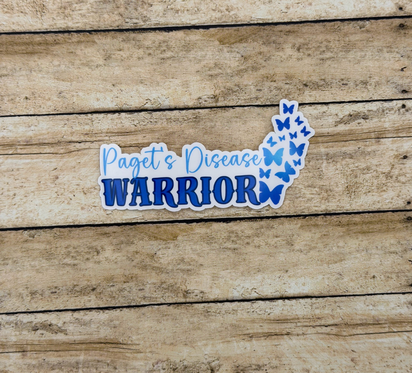 Paget’s Disease Warrior Butterflies Sticker | Paget's Disease of the Bone