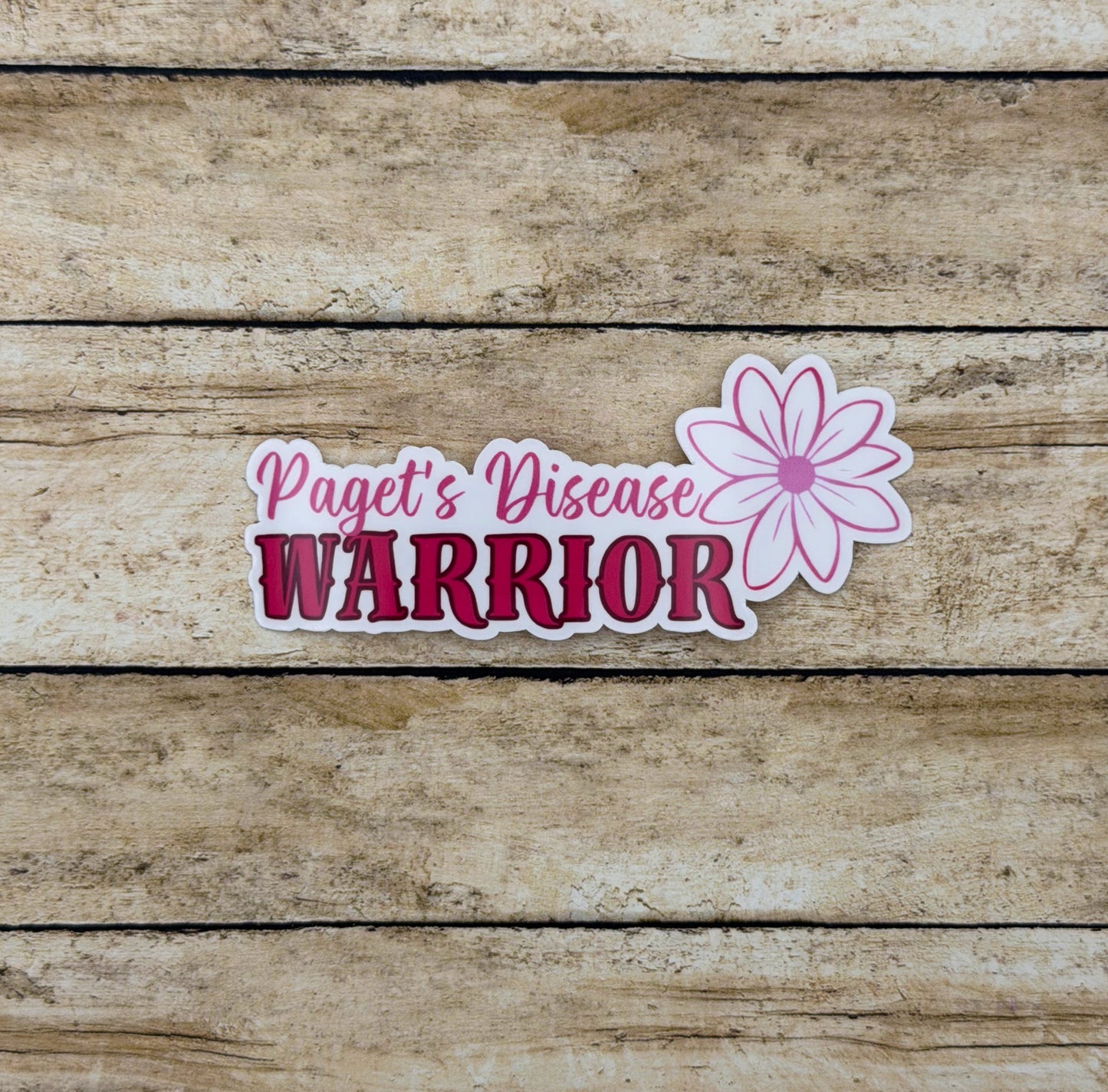 Paget’s Disease Warrior Flower Sticker | Paget's Disease of the Breast