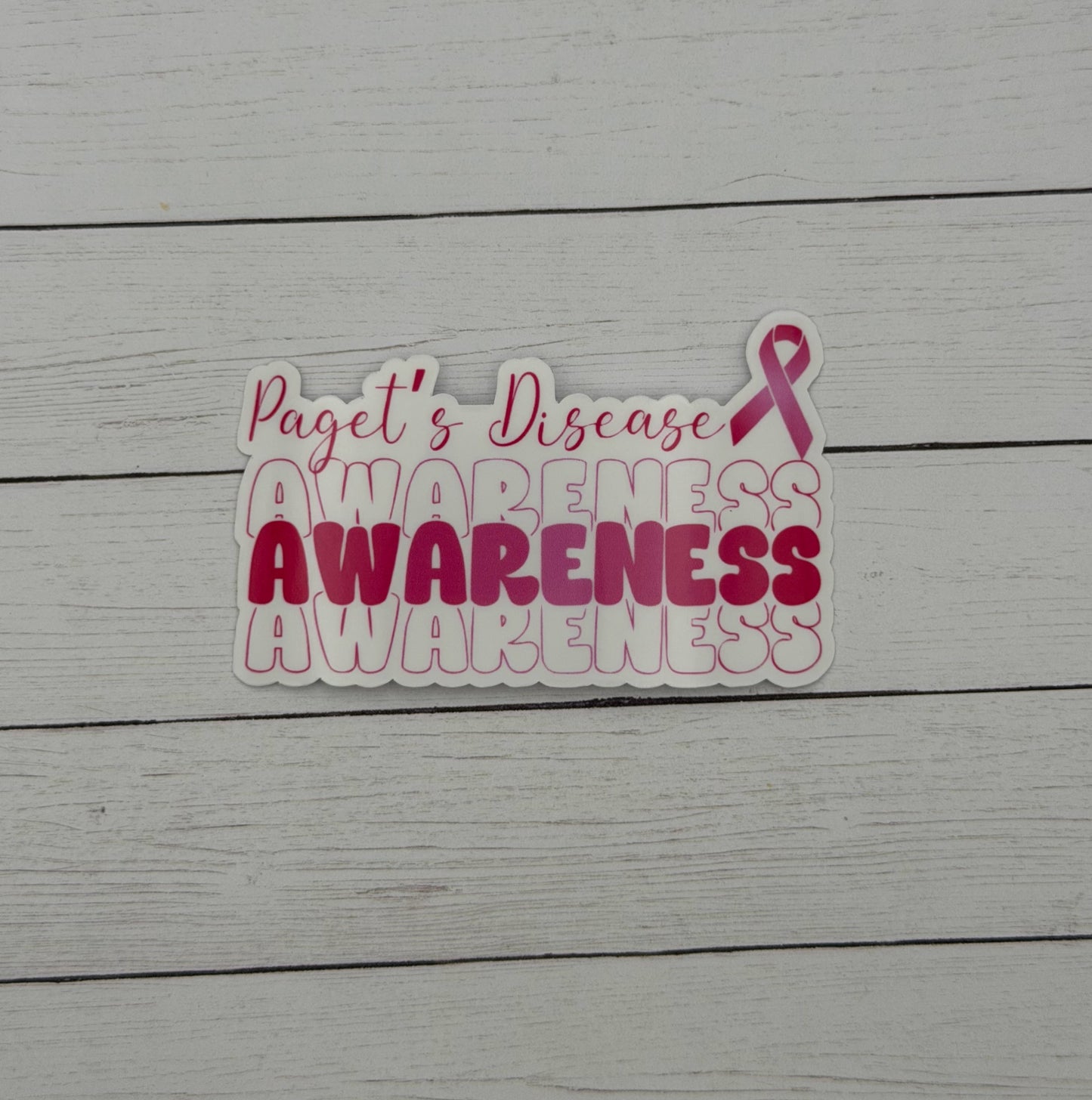 Paget’s Disease Awareness Sticker | Paget's Disease of the Breast