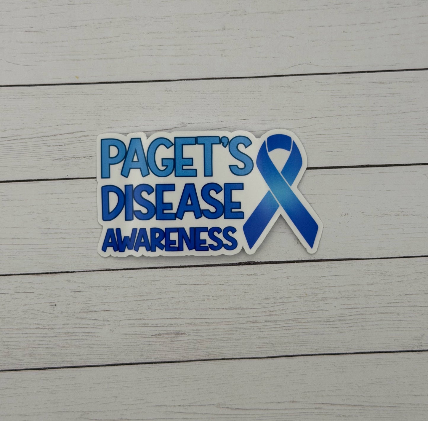 Paget’s Disease Awareness with Ribbon Sticker | Paget's Disease of the Bone