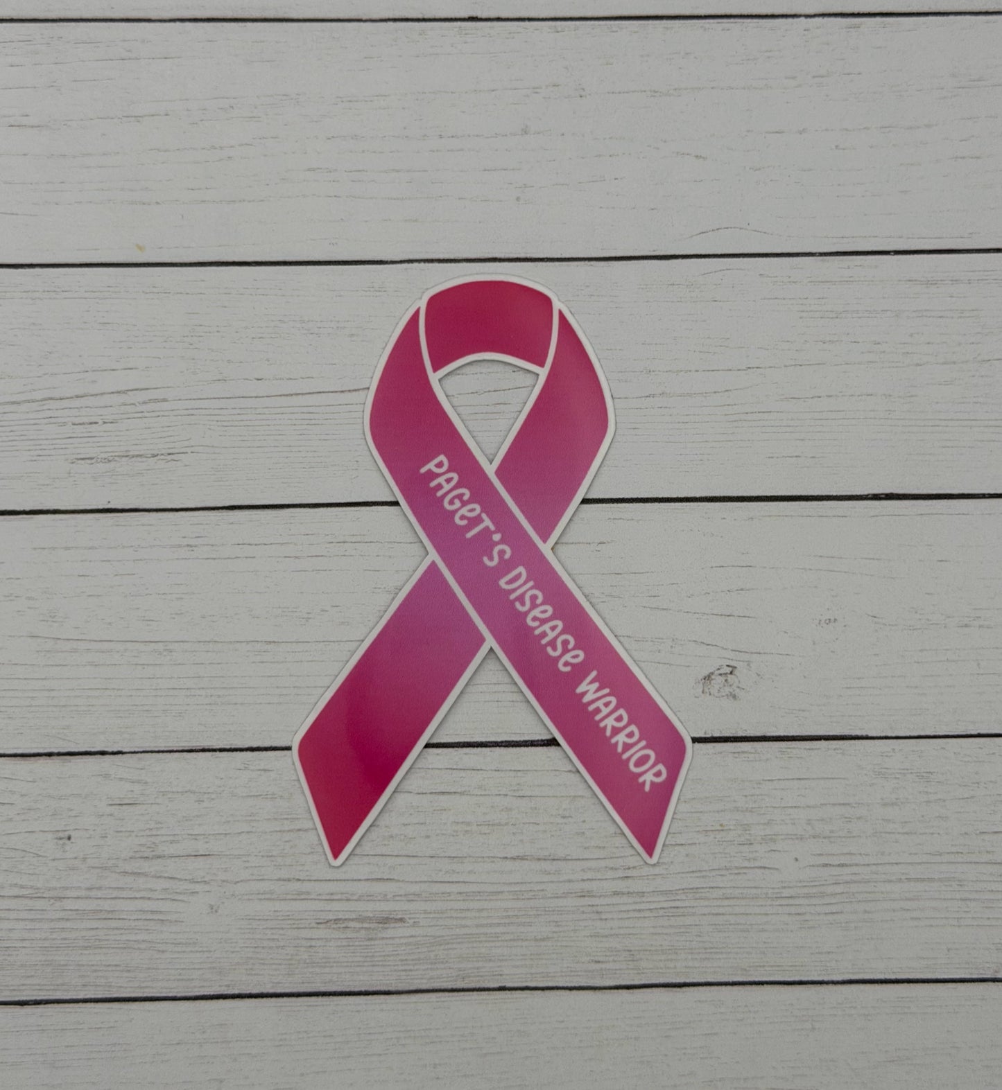 Paget’s Disease Warrior Ribbon Sticker | Paget's Disease of the Breast