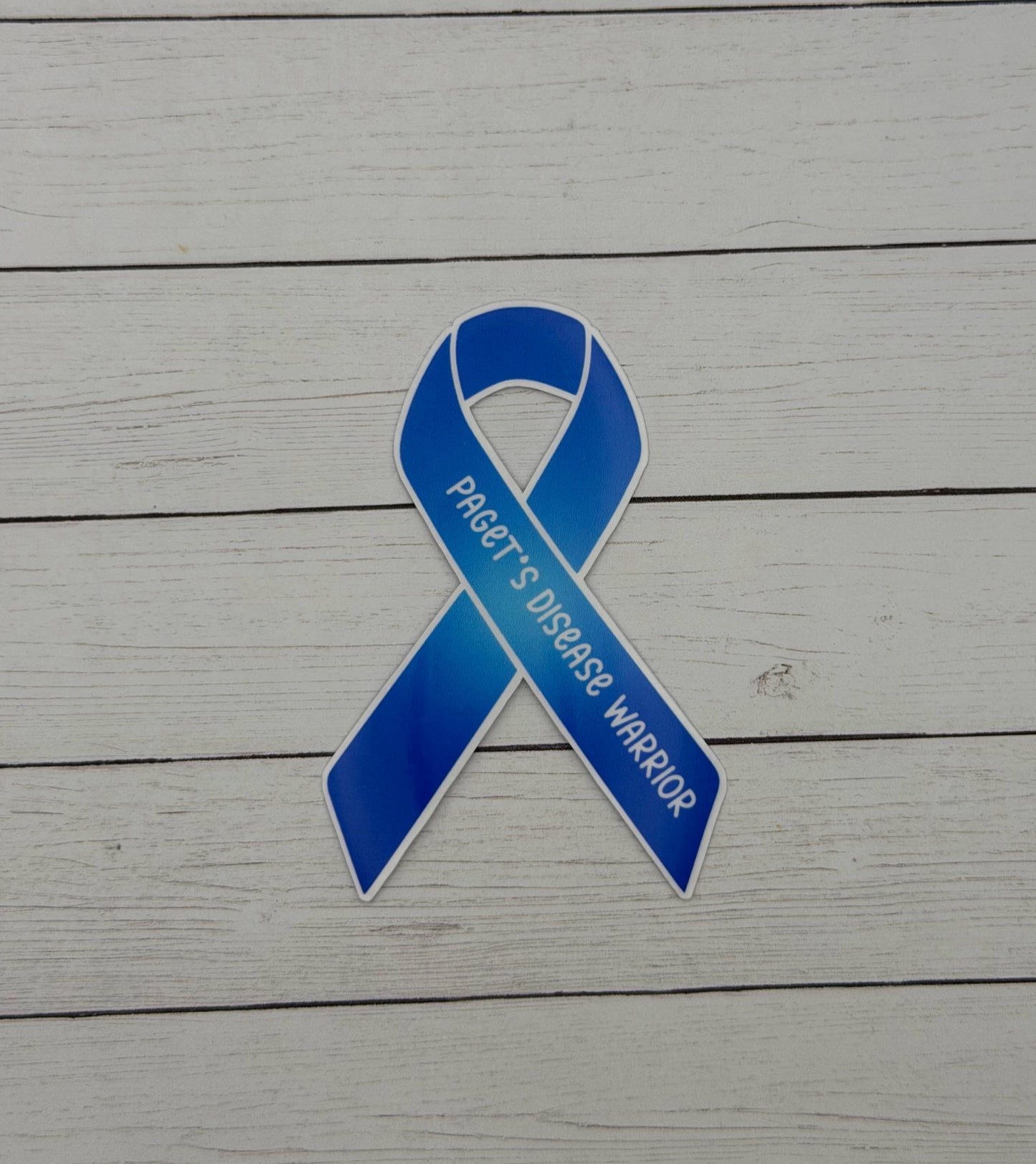 Paget’s Disease Warrior Ribbon Sticker | Paget's Disease of the Bone