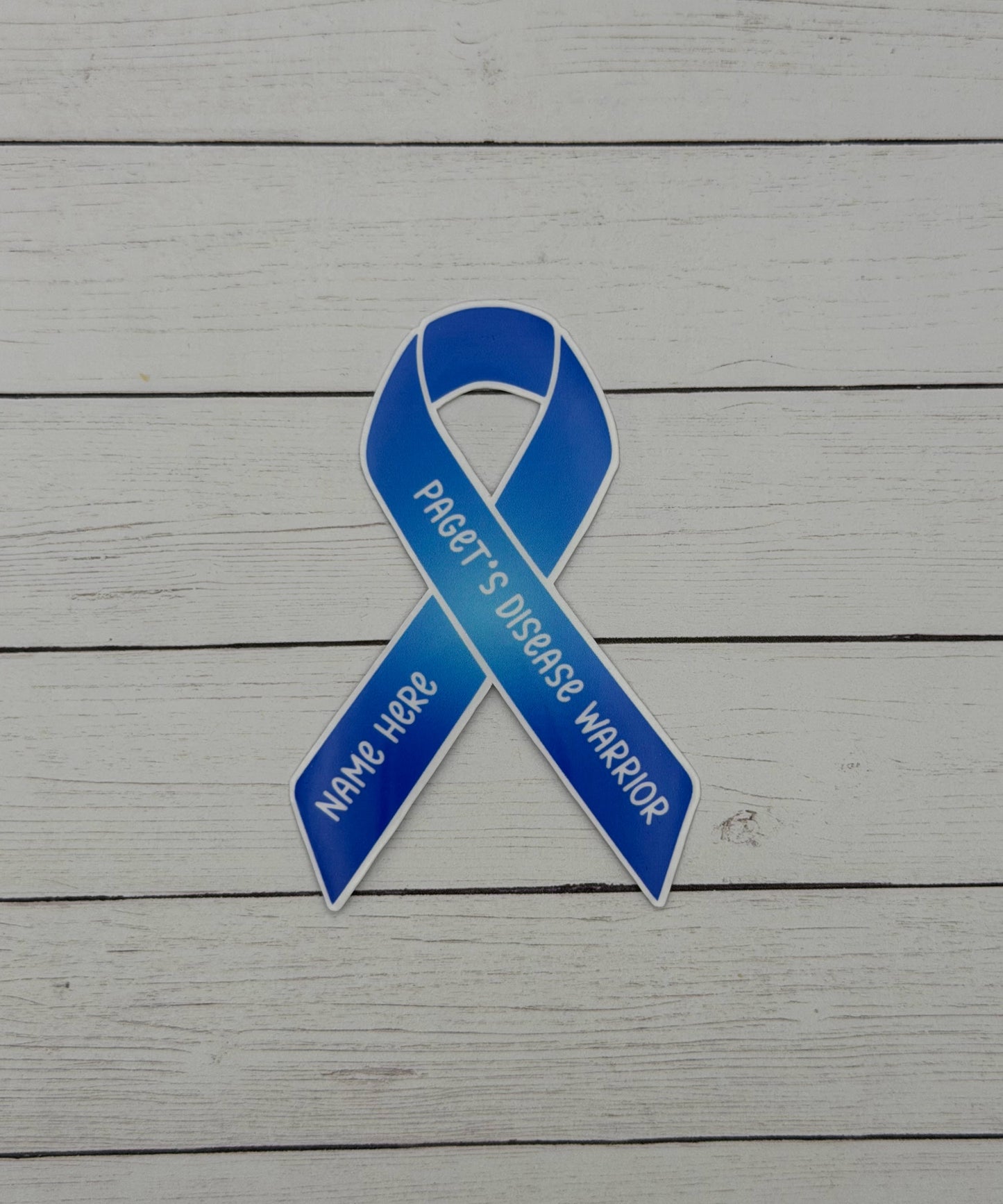 Paget’s Disease Warrior Custom Ribbon Sticker | Paget's Disease of the Bone