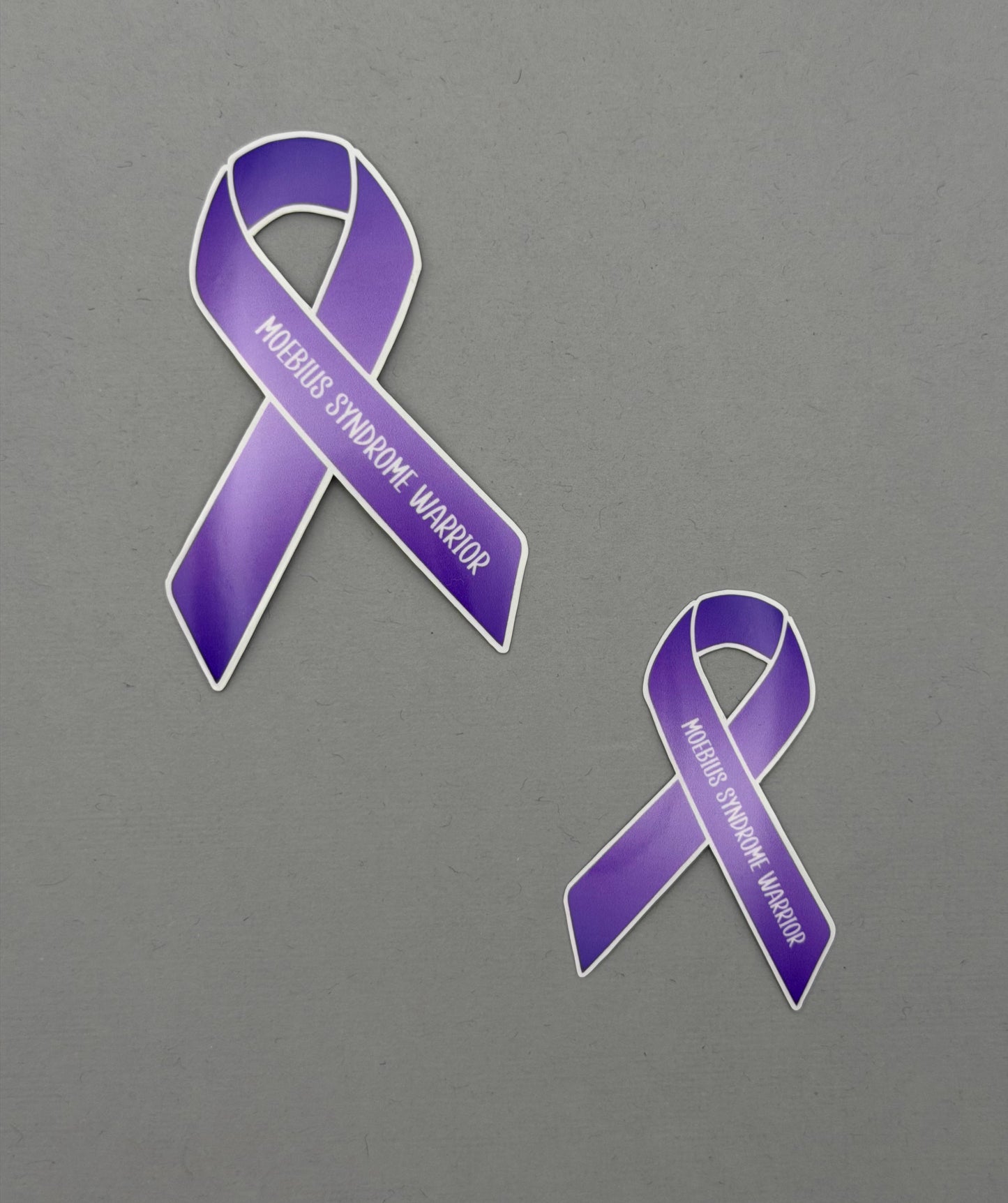 Moebius Syndrome Warrior Ribbon Sticker