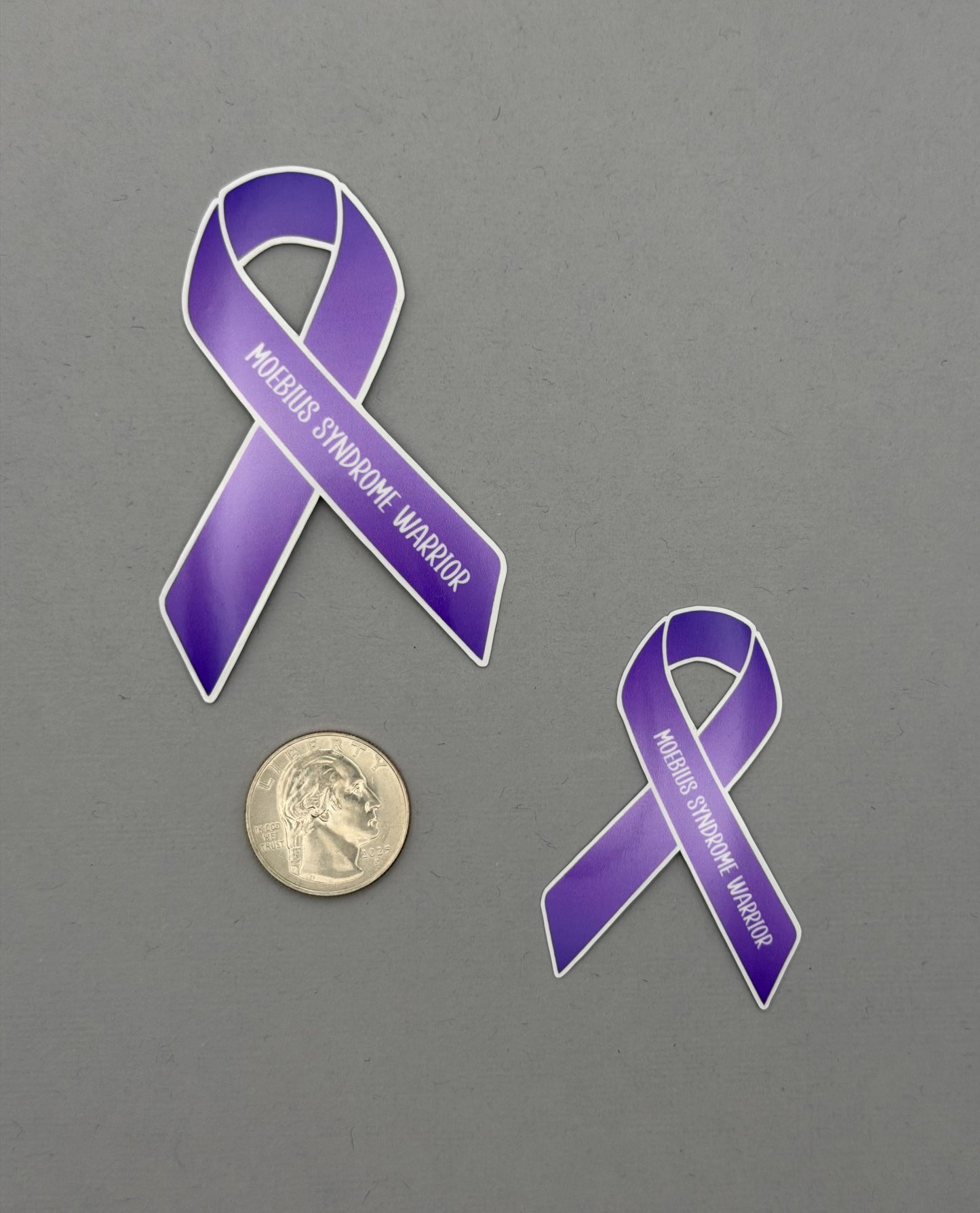 Moebius Syndrome Warrior Ribbon Sticker