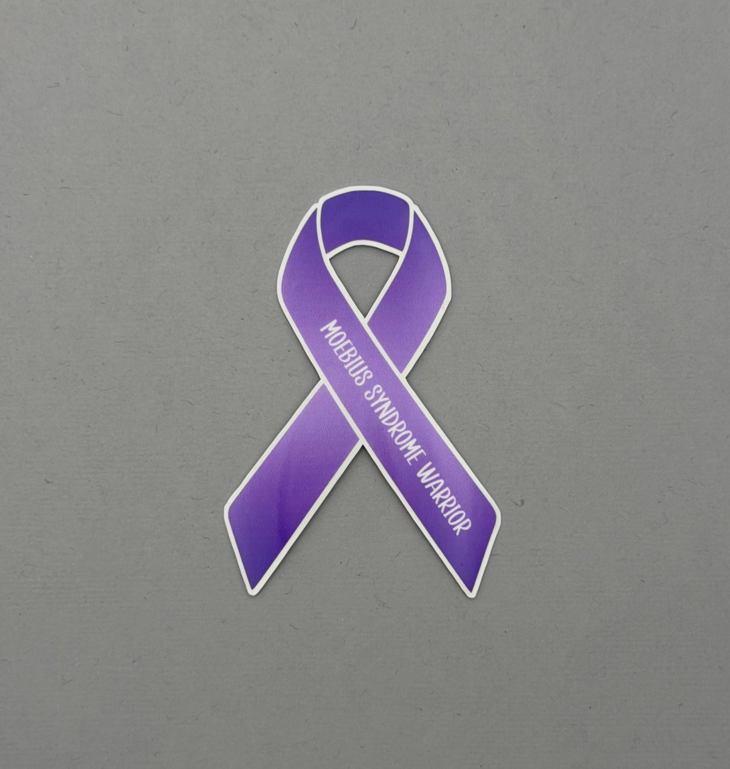 Moebius Syndrome Warrior Ribbon Sticker