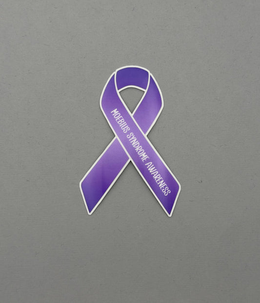 Moebius Syndrome Awareness Ribbon Sticker