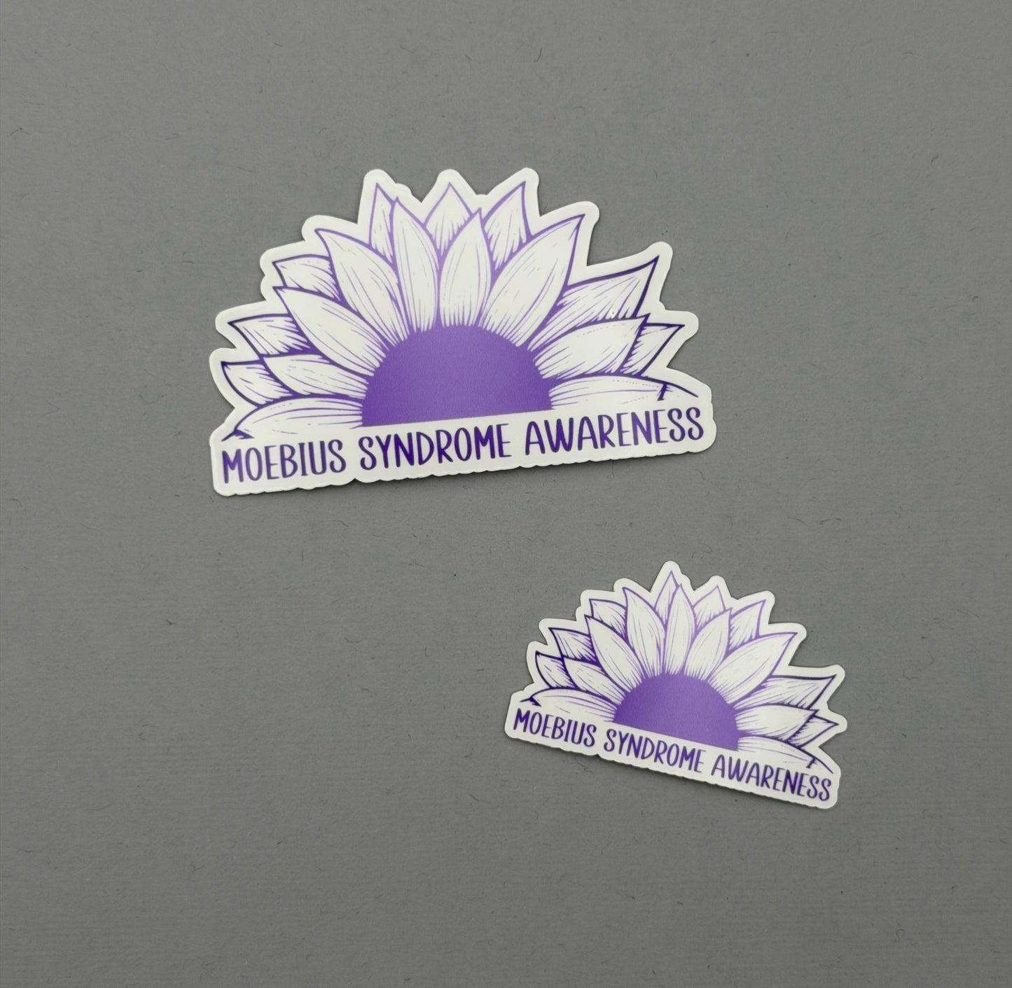 Moebius Syndrome Awareness Sunflower Sticker
