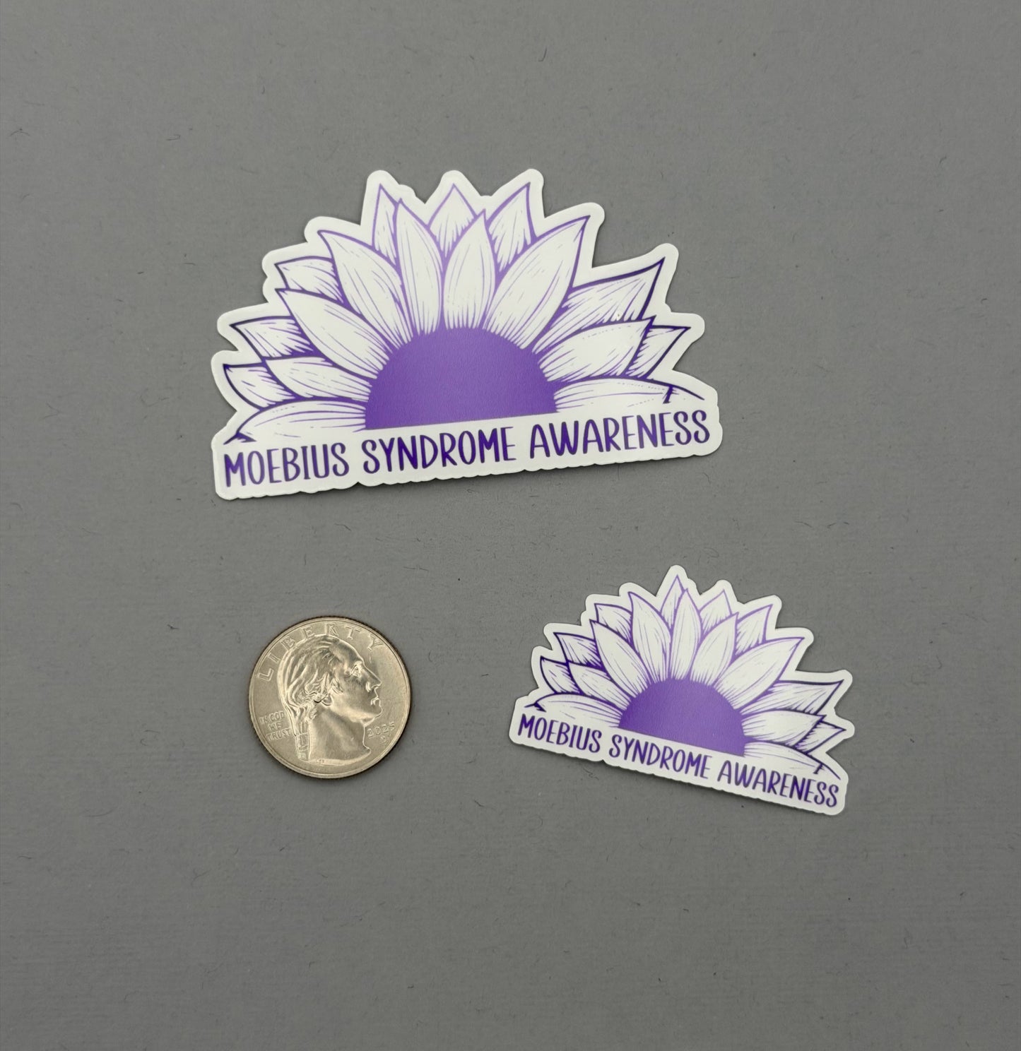 Moebius Syndrome Awareness Sunflower Sticker