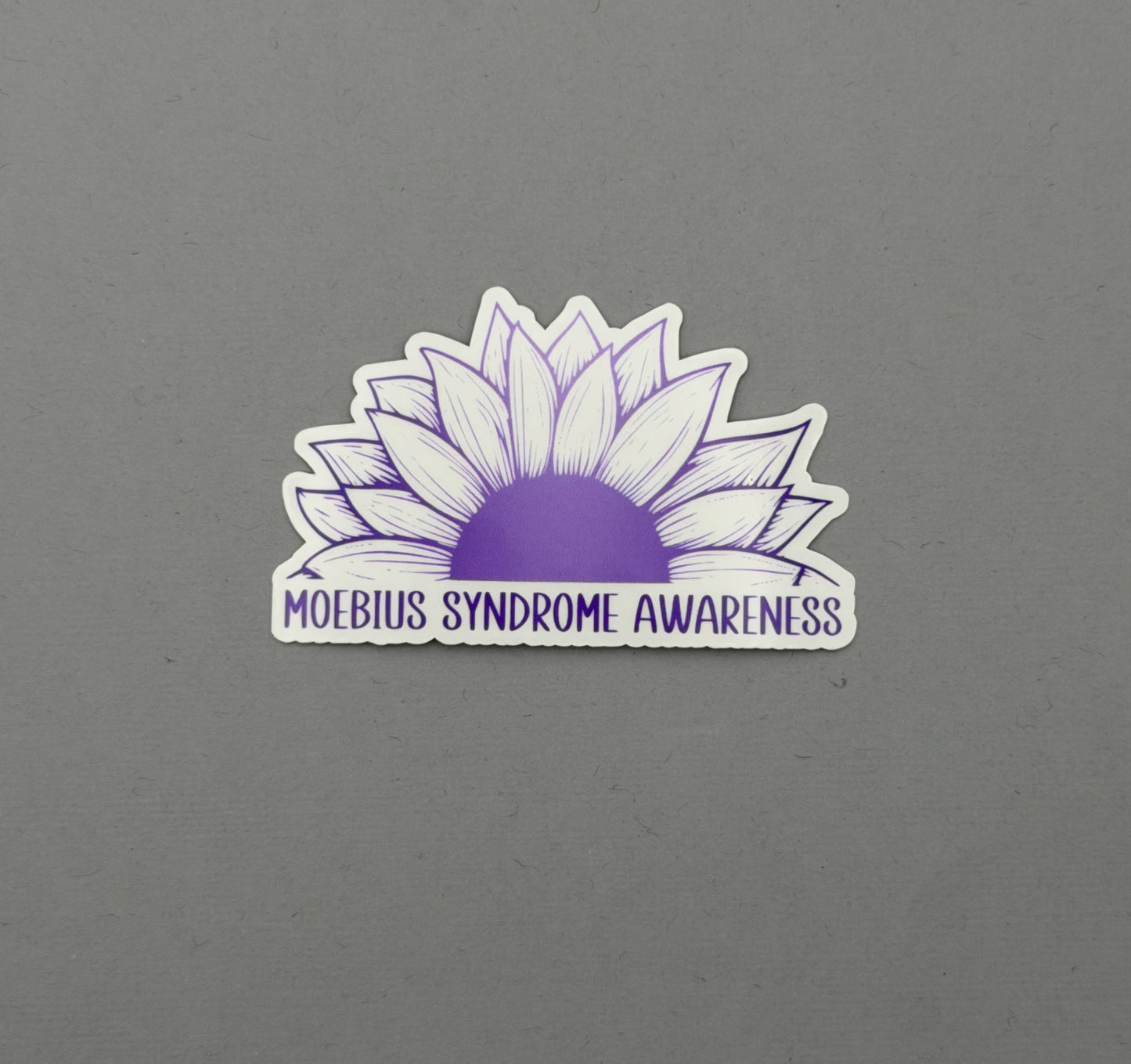 Moebius Syndrome Awareness Sunflower Sticker