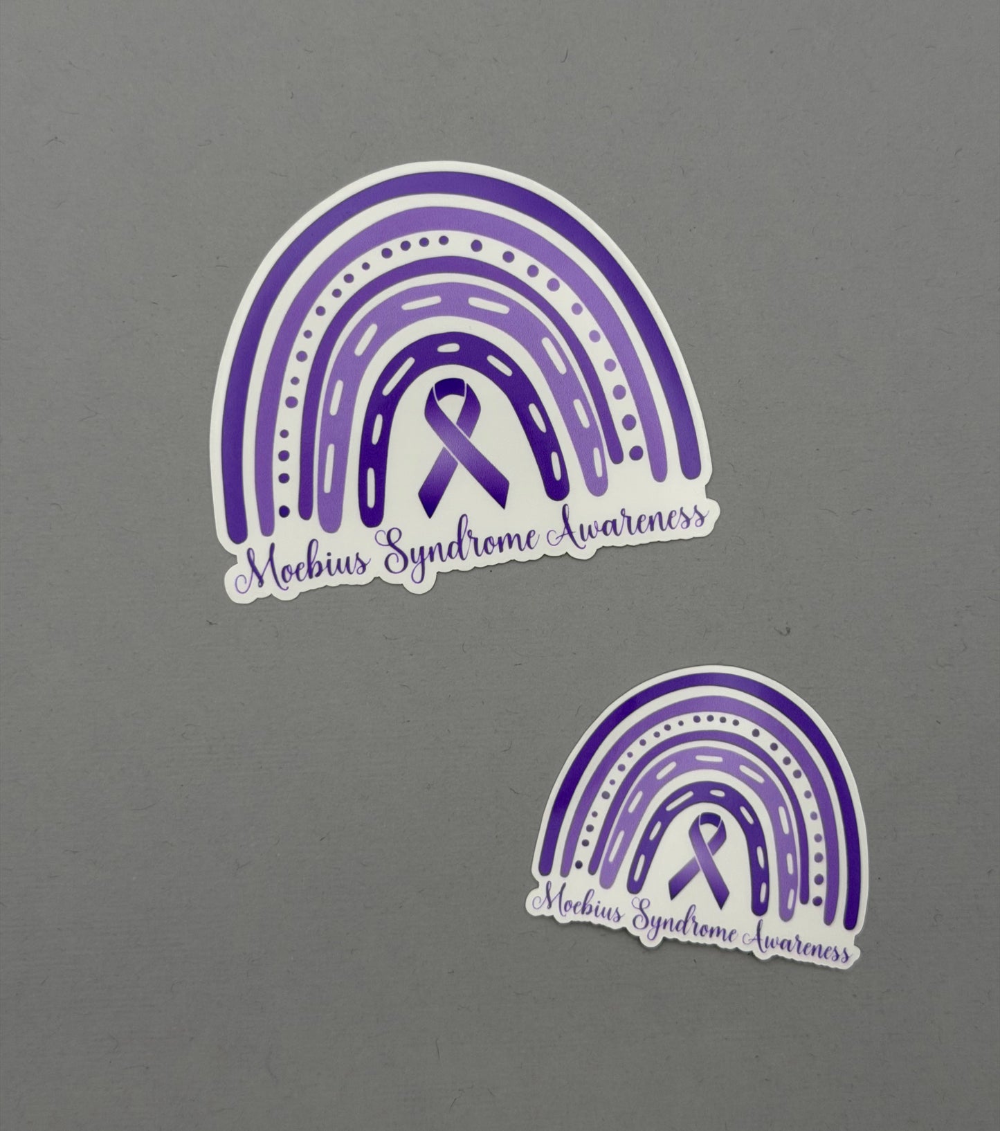 Moebius Syndrome Awareness Rainbow Sticker