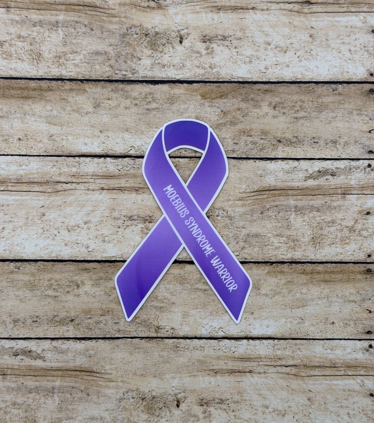 Moebius Syndrome Warrior Ribbon Sticker