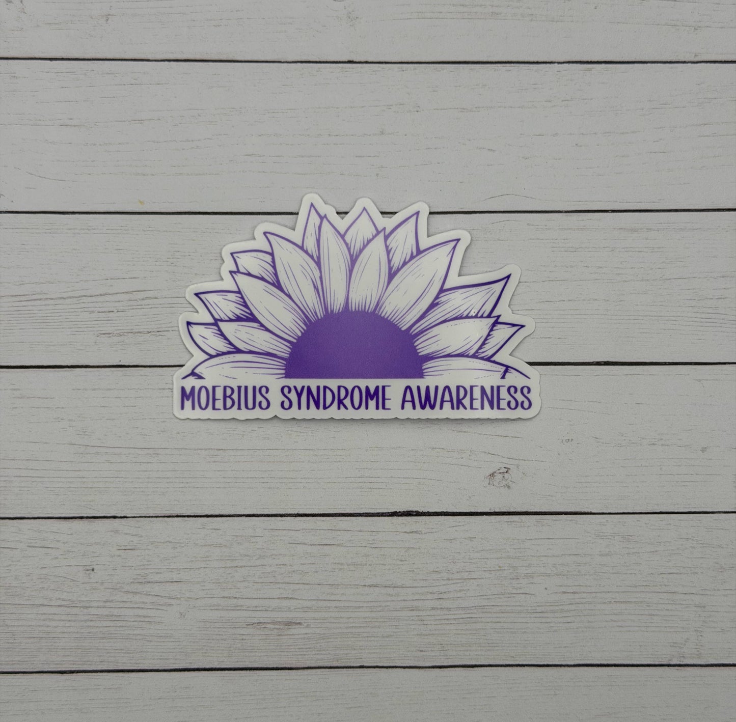 Moebius Syndrome Awareness Sunflower Sticker