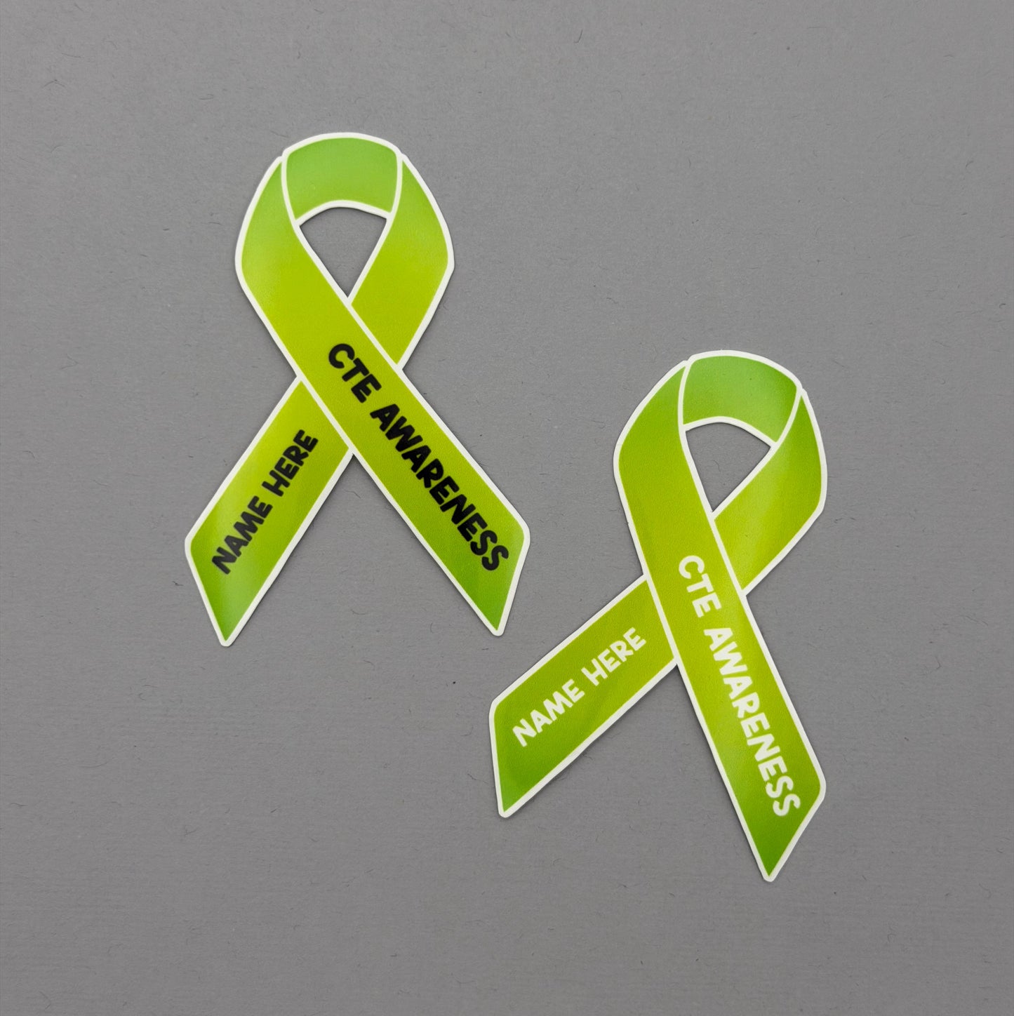 CTE Custom Awareness Ribbon Sticker