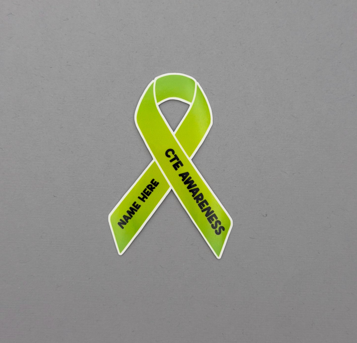 CTE Custom Awareness Ribbon Sticker