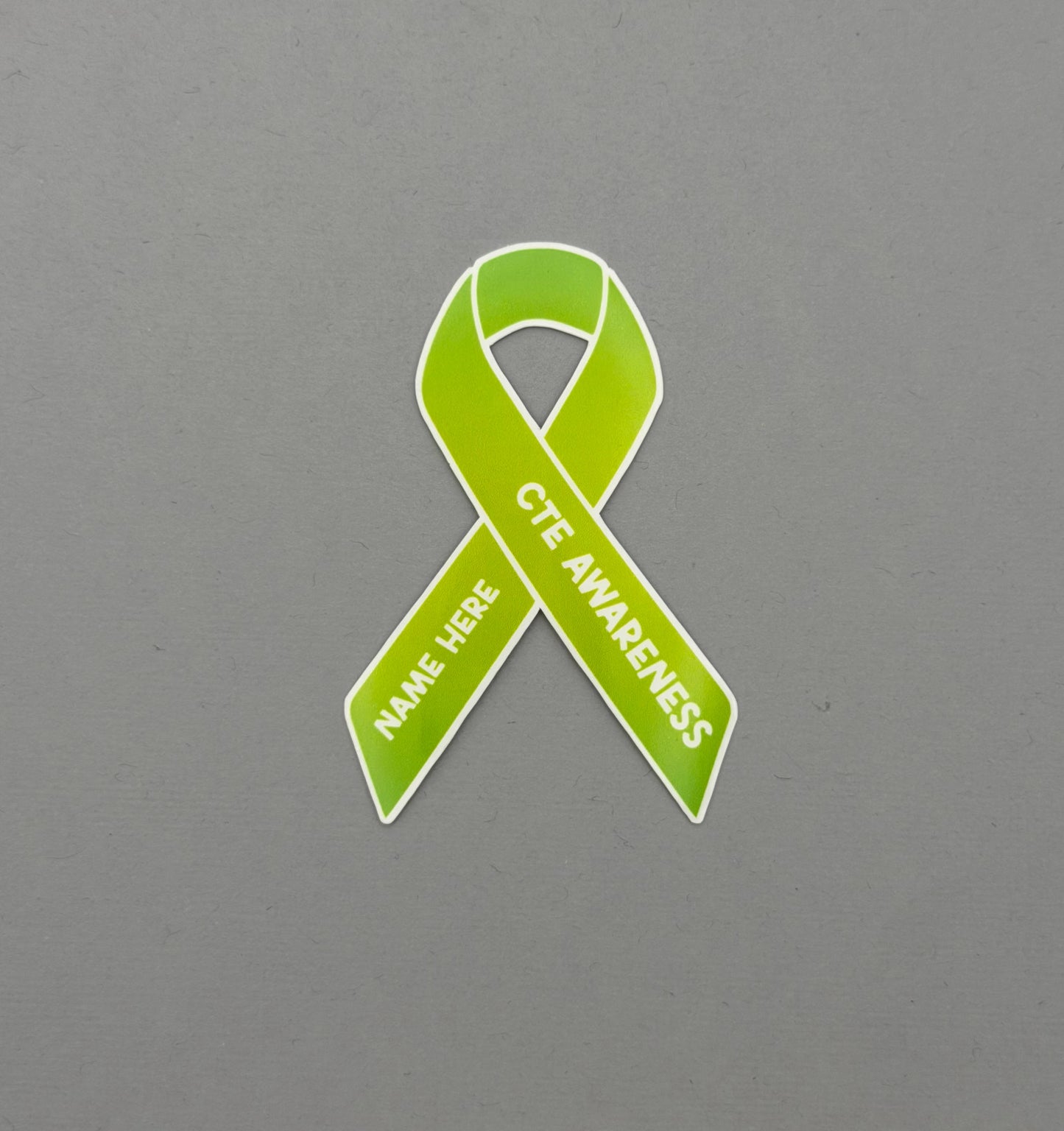 CTE Custom Awareness Ribbon Sticker
