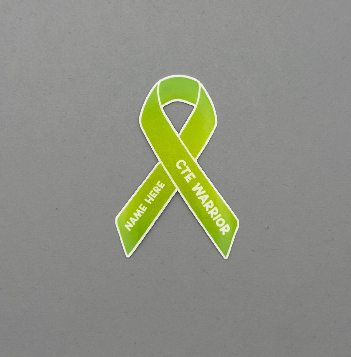CTE Custom Warrior Ribbon Sticker