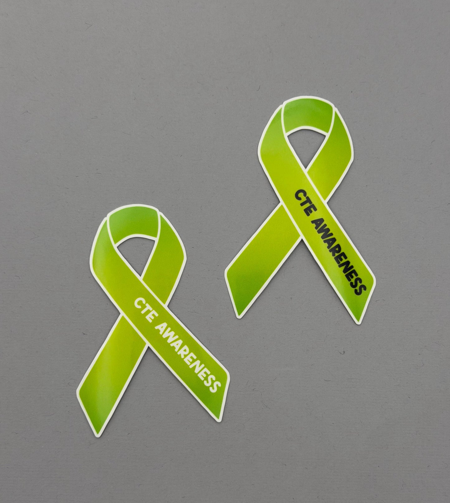 CTE Awareness Ribbon Sticker