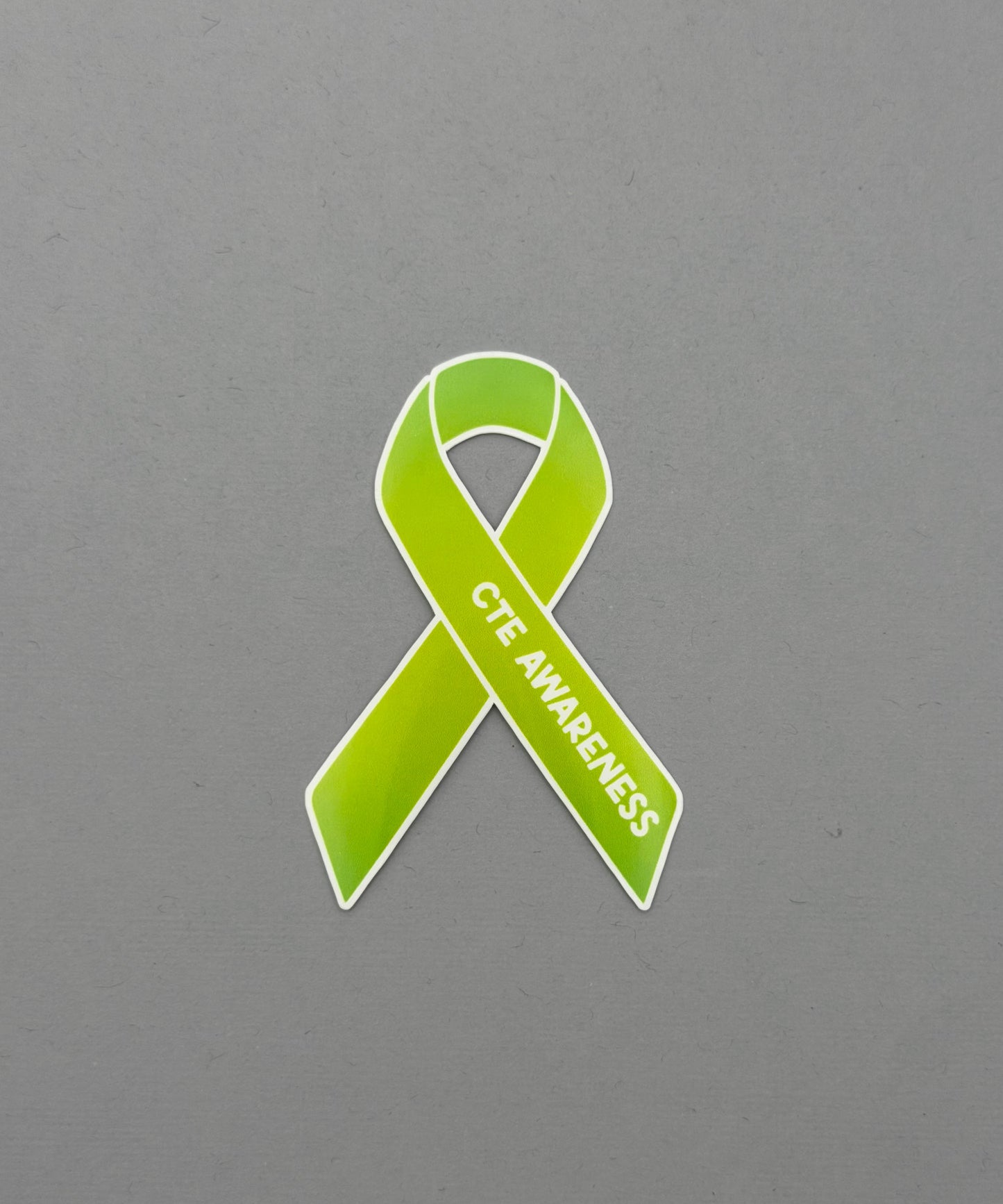 CTE Awareness Ribbon Sticker
