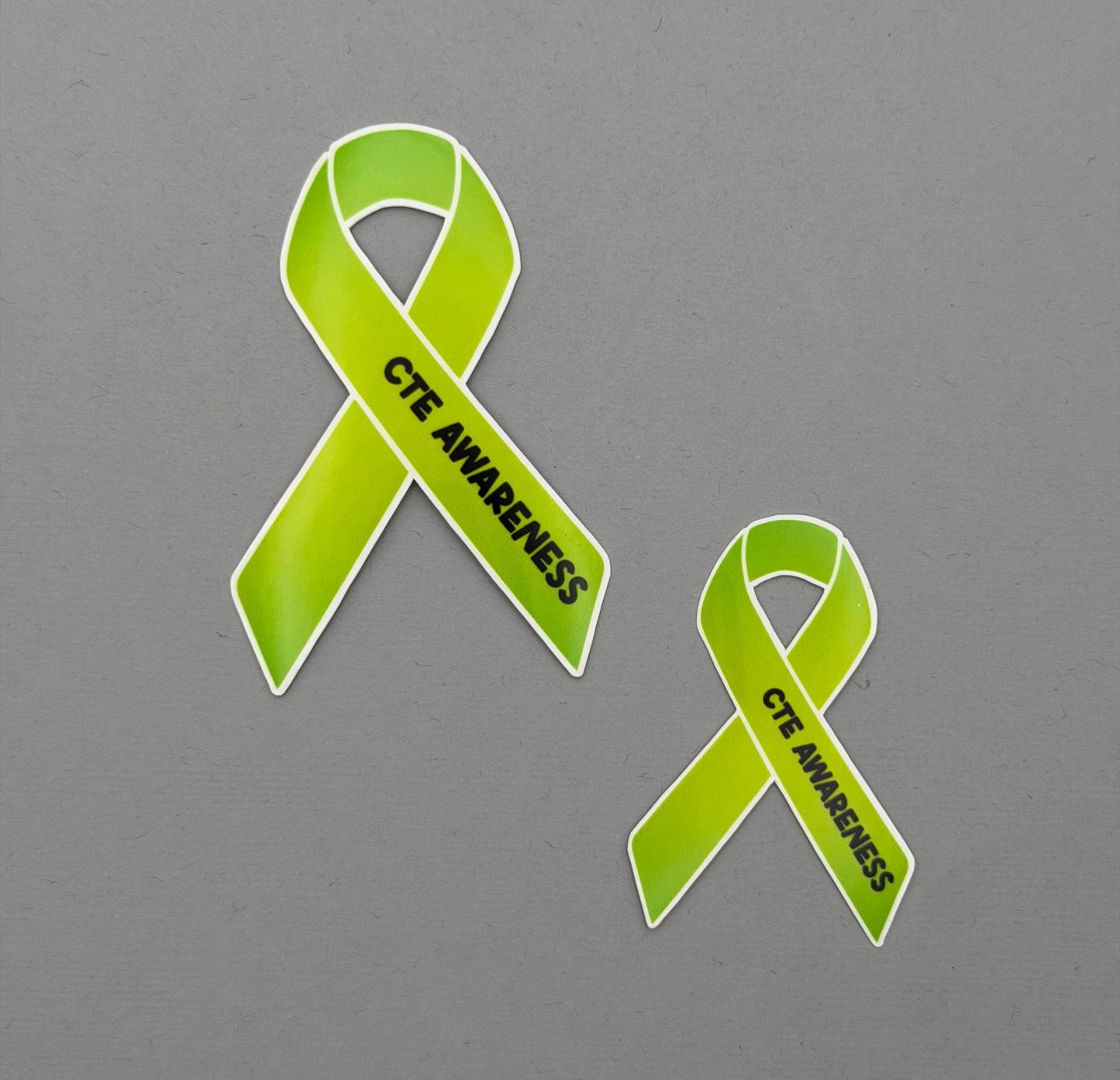 CTE Awareness Ribbon Sticker