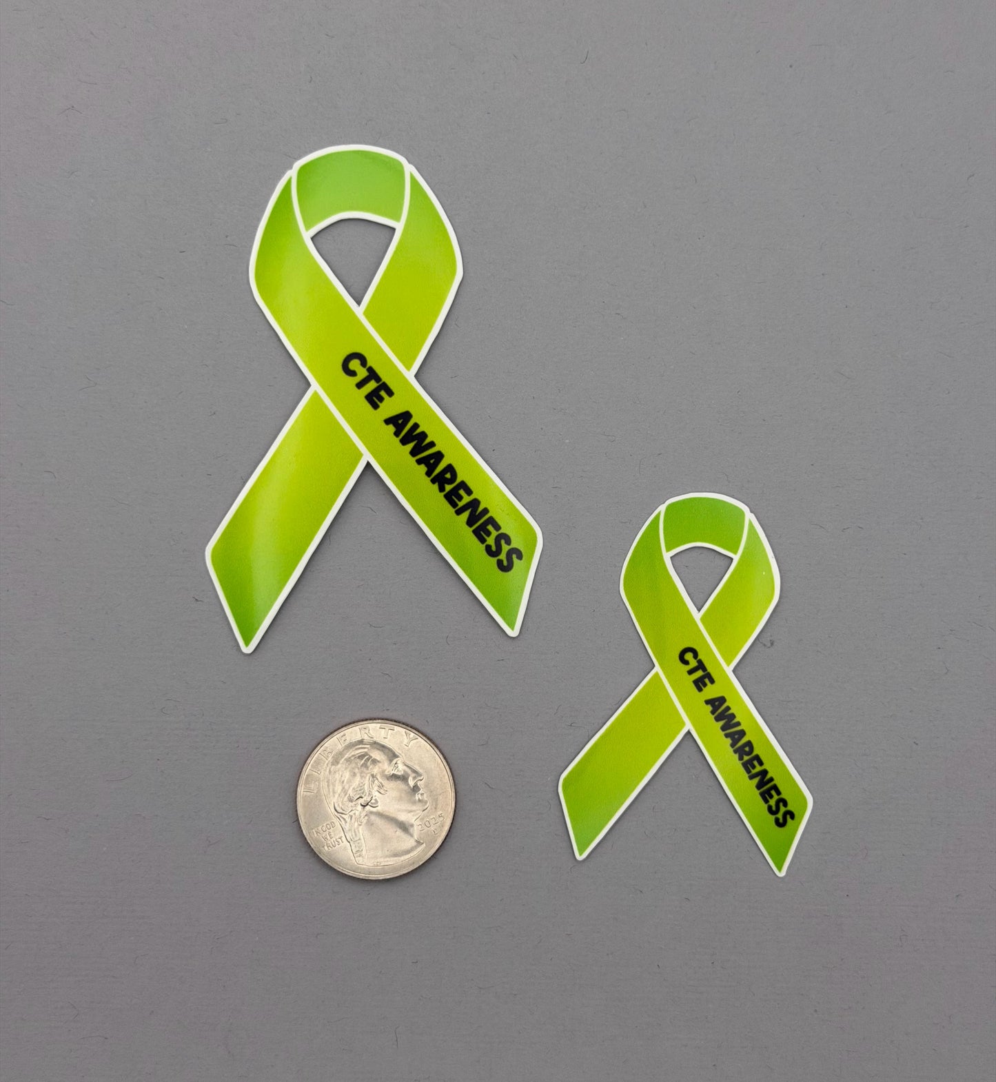 CTE Awareness Ribbon Sticker