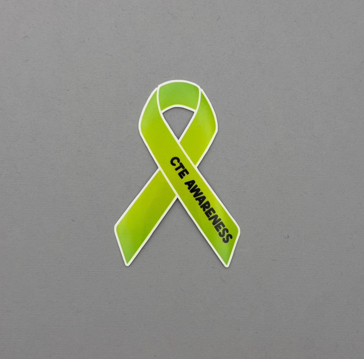 CTE Awareness Ribbon Sticker