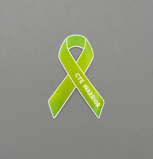 CTE Warrior Ribbon Sticker