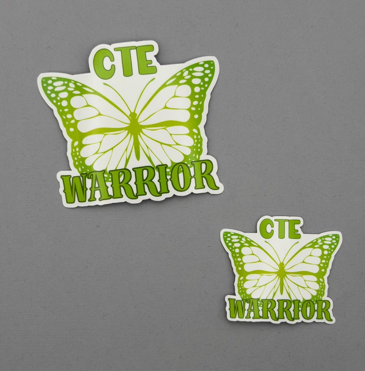 CTE Warrior Butterfly Sticker