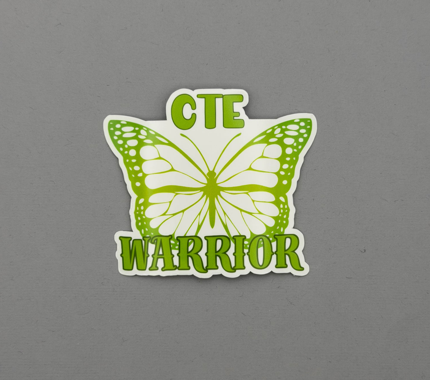 CTE Warrior Butterfly Sticker