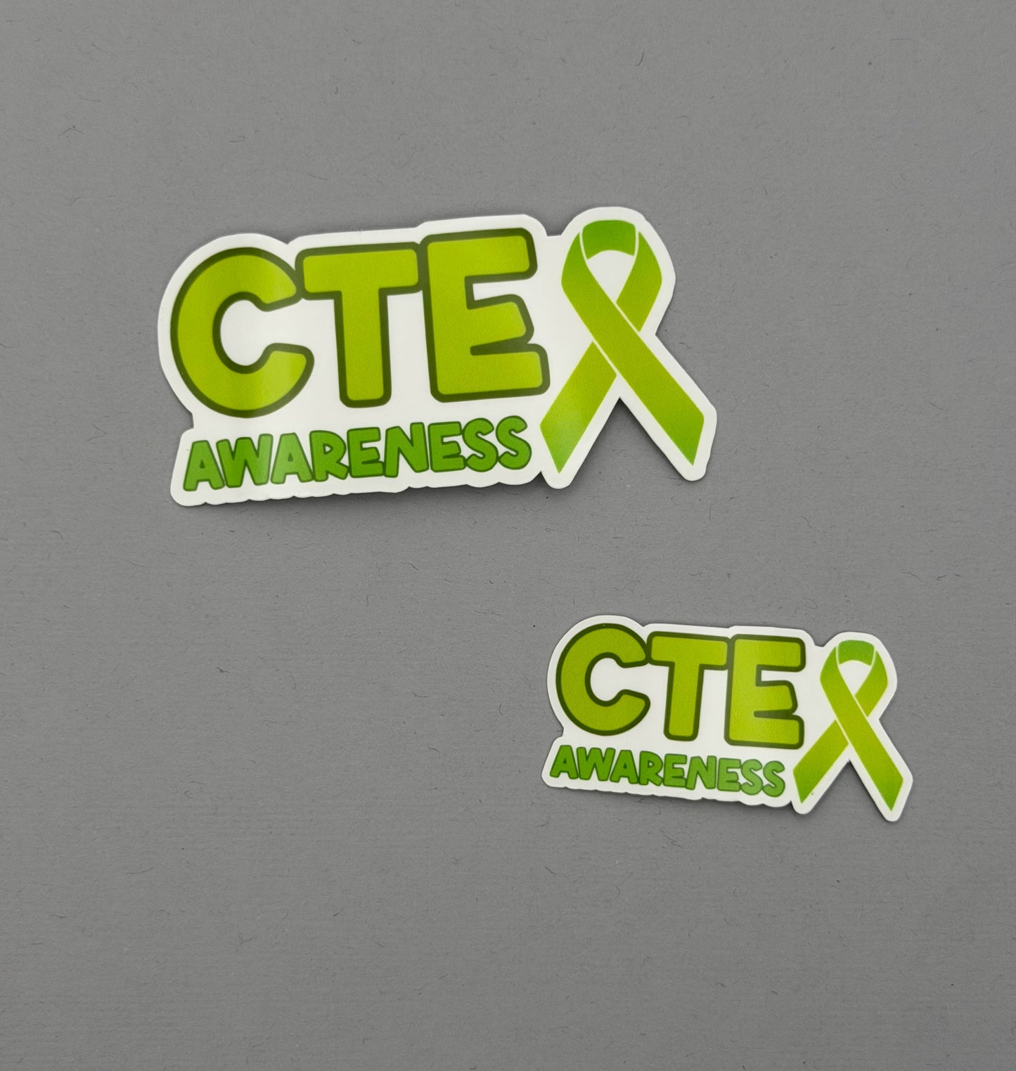 CTE Awareness with Ribbon Sticker