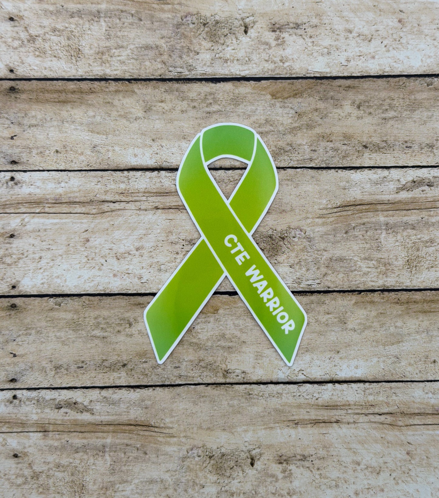 CTE Warrior Ribbon Sticker