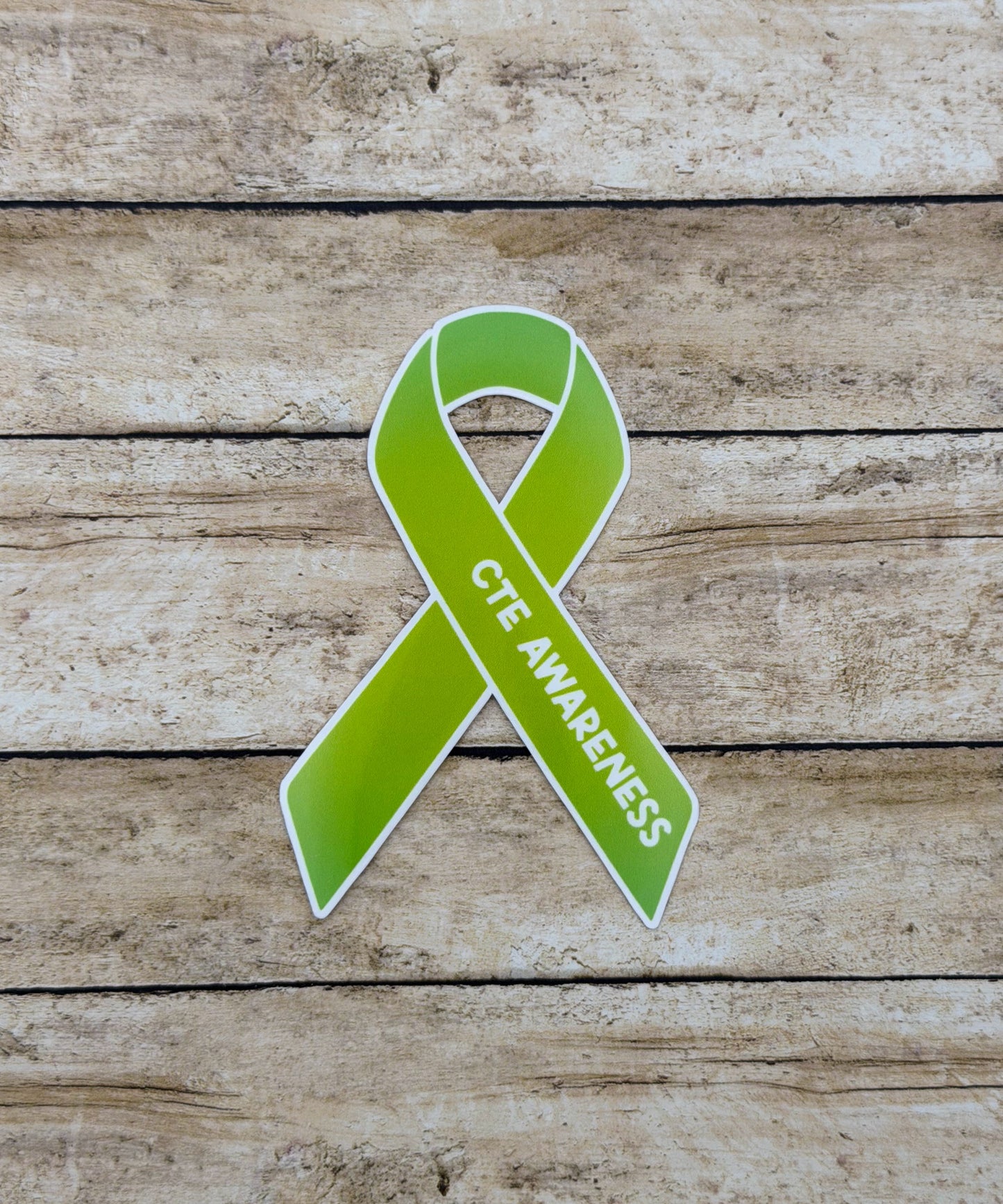 CTE Awareness Ribbon Sticker