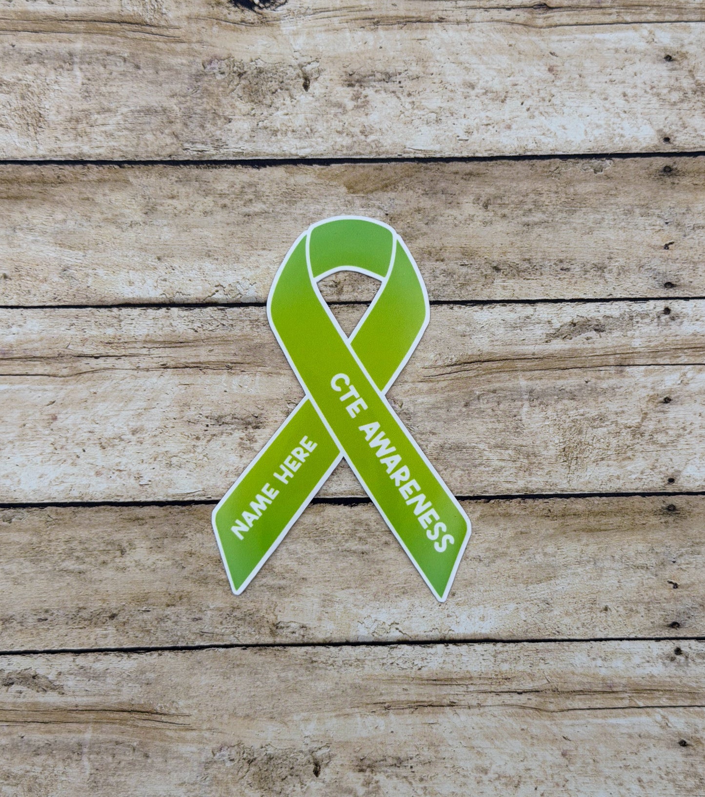 CTE Custom Awareness Ribbon Sticker