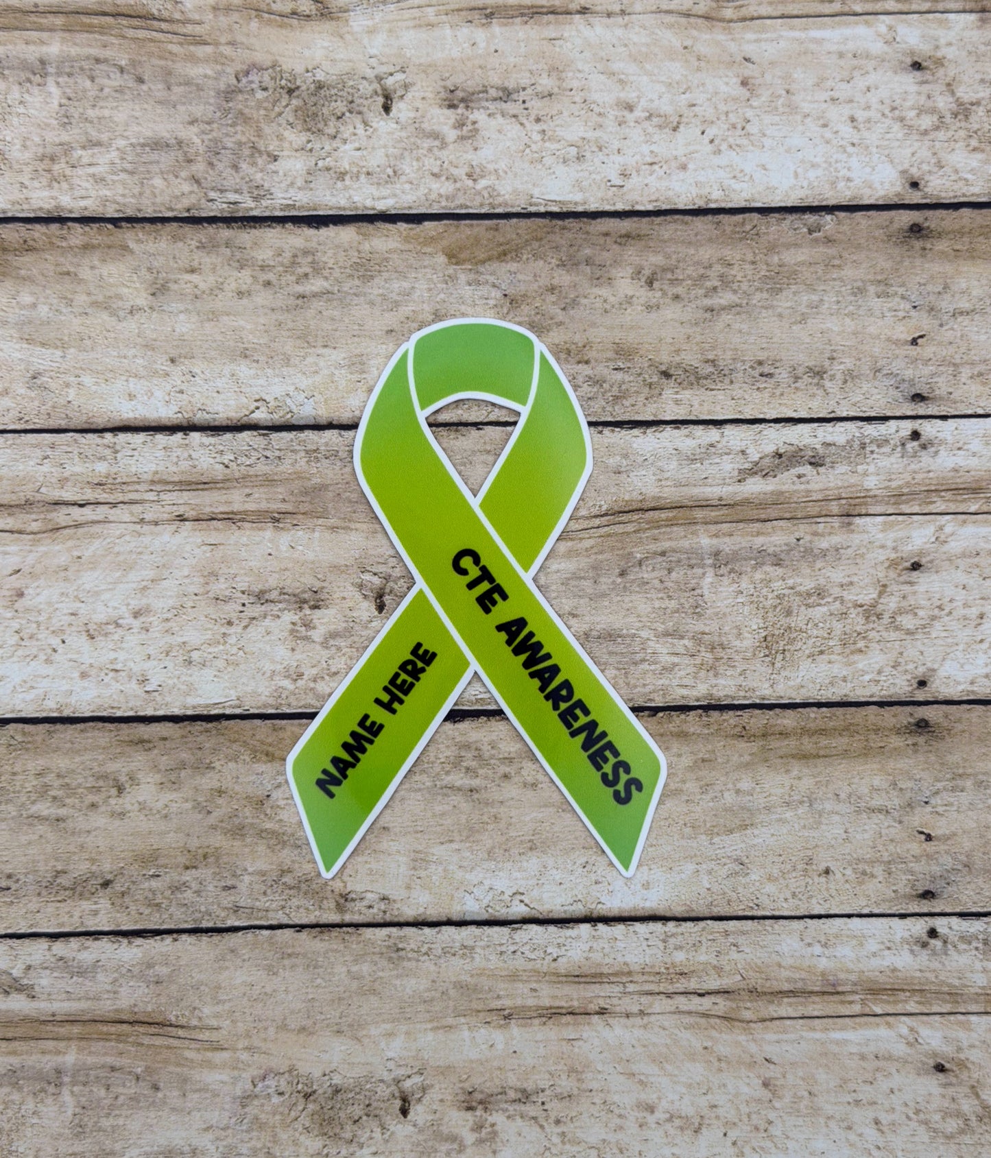 CTE Custom Awareness Ribbon Sticker
